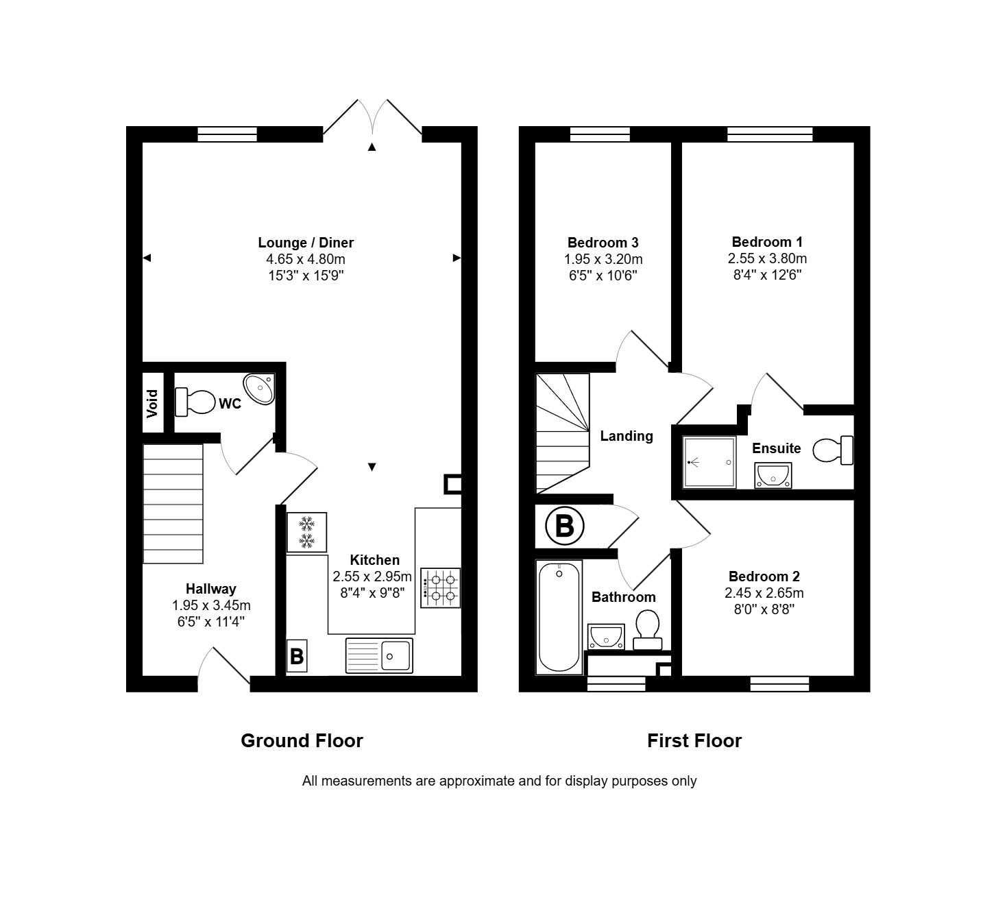 Mansfield Close, Leicester floorplan