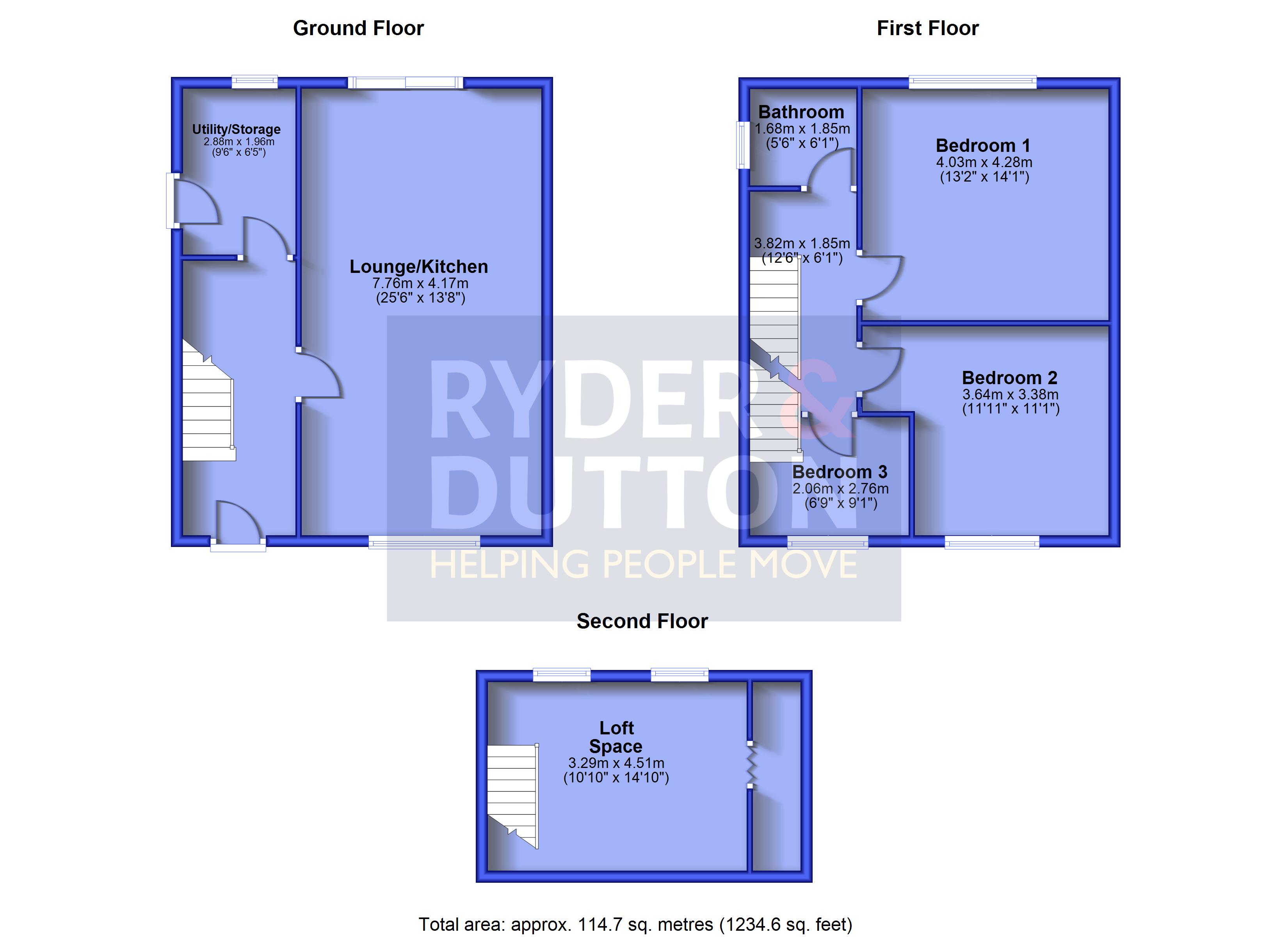 69, Windermere Road, Manchester floorplan