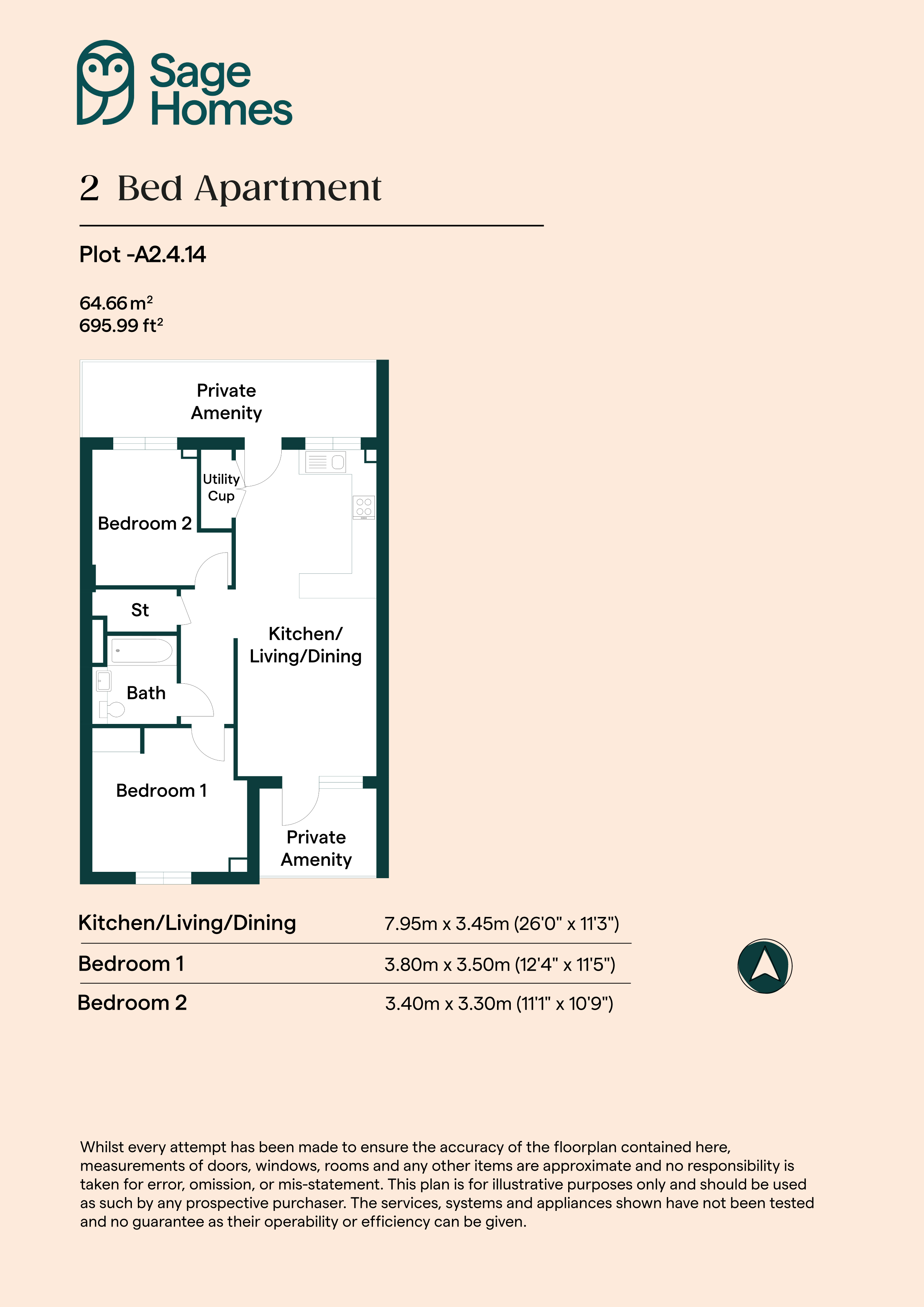 14, Oxeye Way, London floorplan