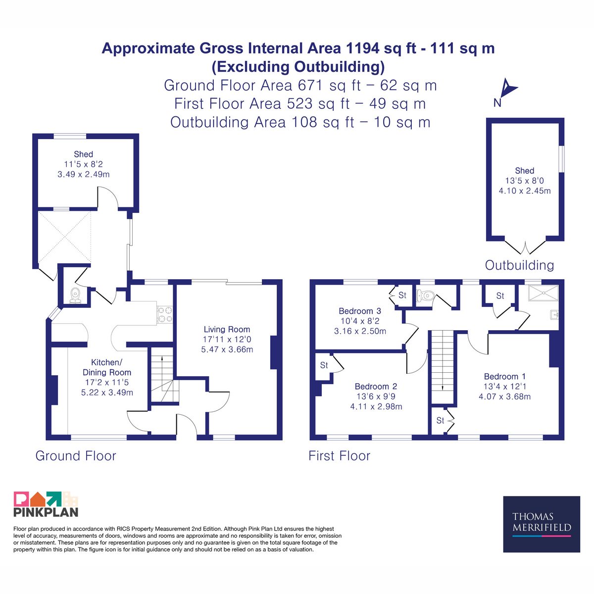 5, Cheyney Walk, Abingdon floorplan