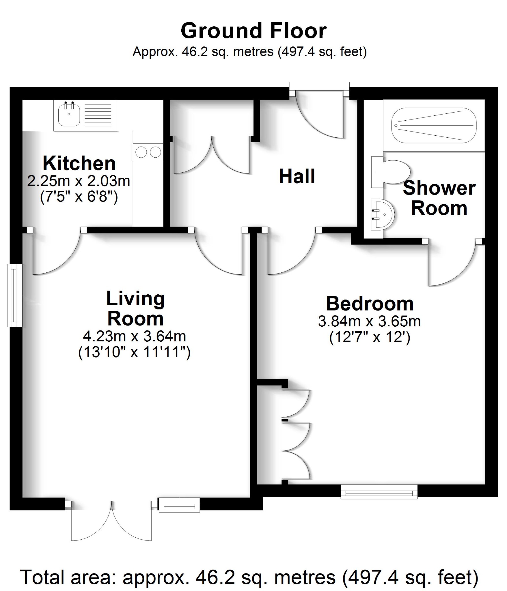 44 Garnier Drive, Bishopstoke Park, Eastleigh floorplan