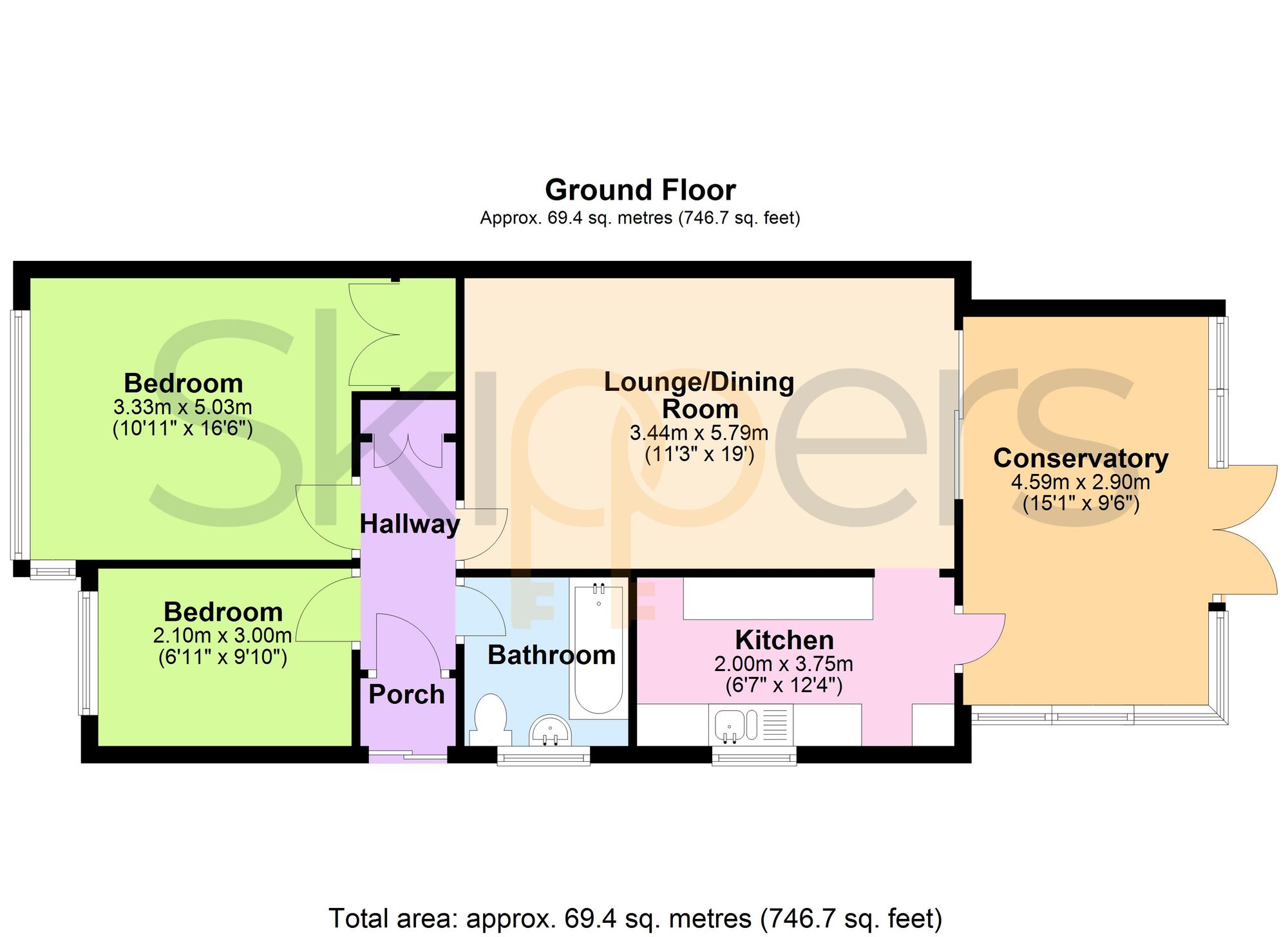 21 Seabourne Way, Romney Marsh floorplan