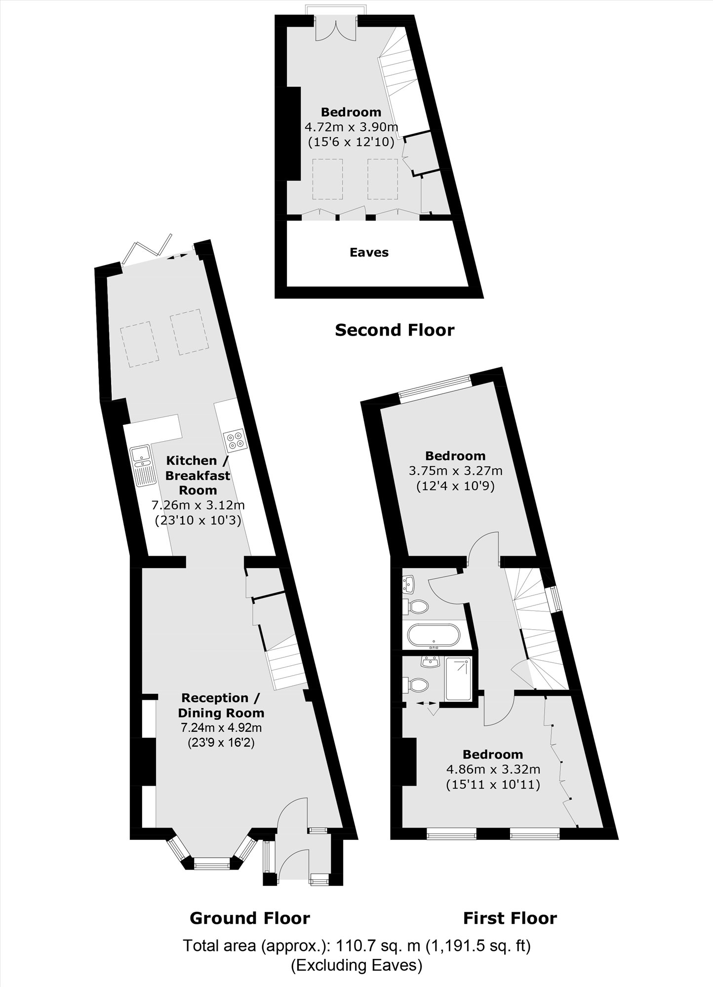 2, Fairfax Road, Teddington floorplan