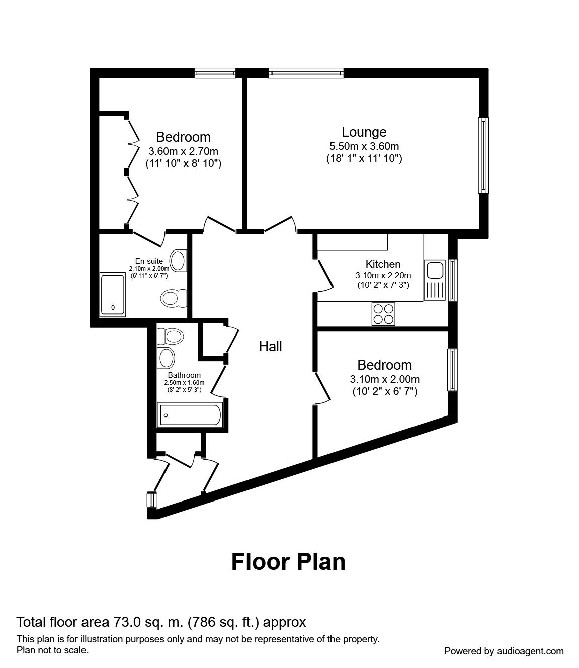 Windsor Court, Rowlands Gill NE39, 2 bedroom flat to rent 60930917