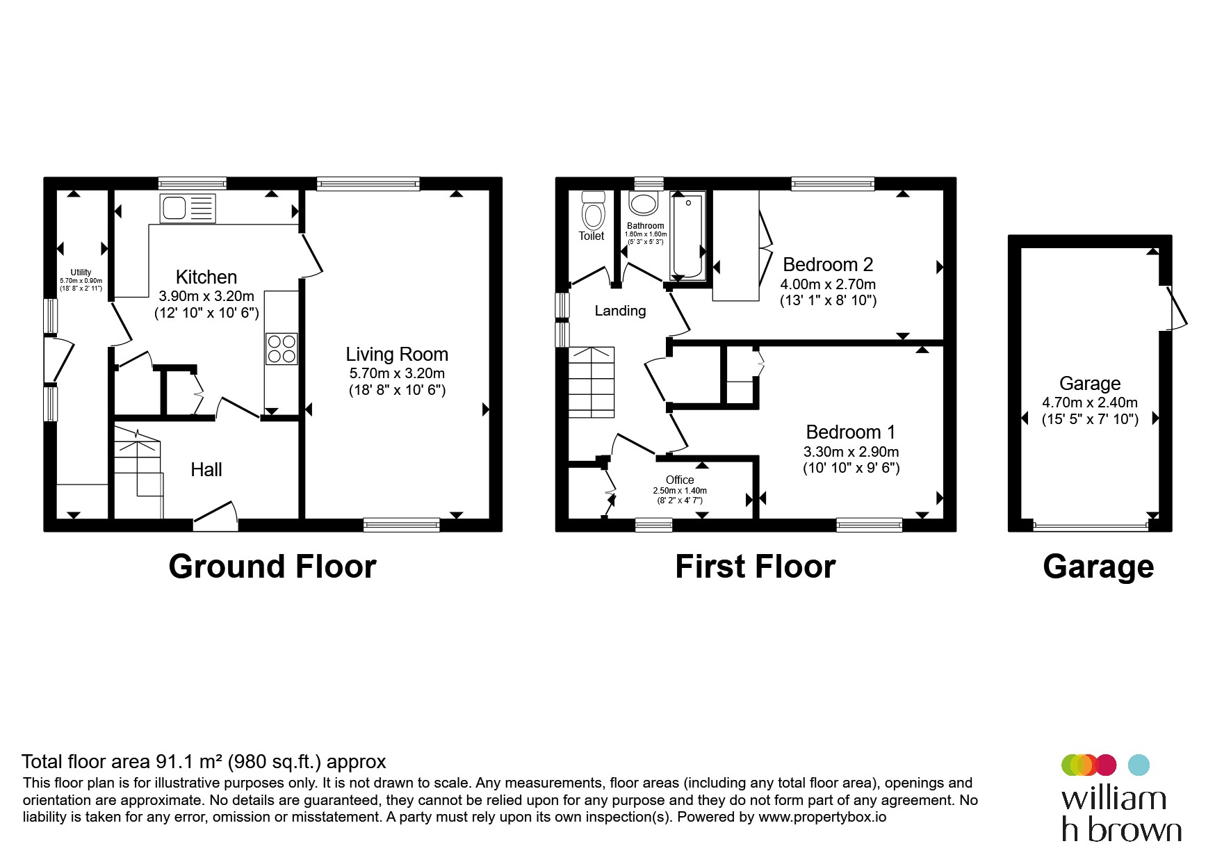 93, Cranmer Bank, Leeds floorplan