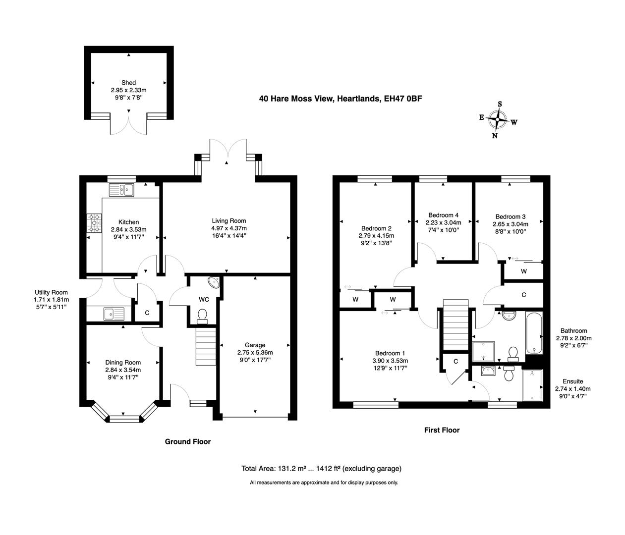 40, Hare Moss View, Whitburn floorplan