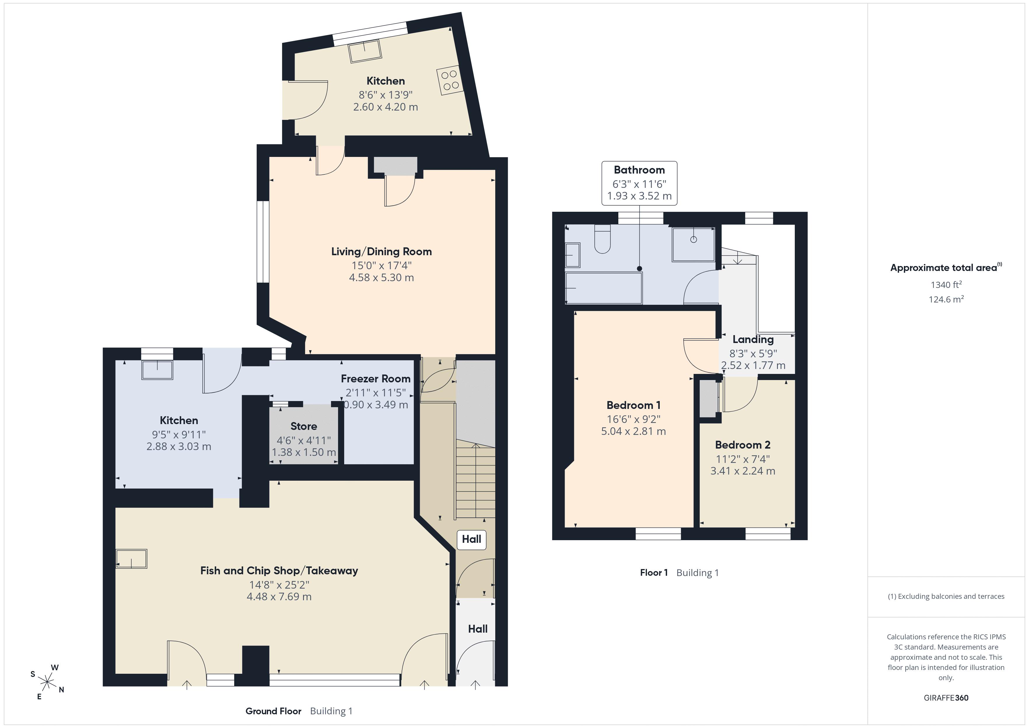 Nos 30 and 32, Heol Llanelli, Kidwelly floorplan