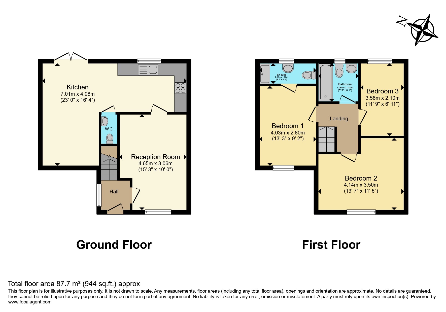 14, Kingsbridge Crescent, Middlesbrough floorplan