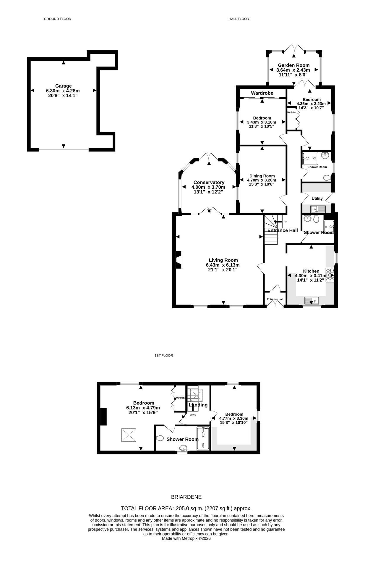 Briardene, Bristol floorplan
