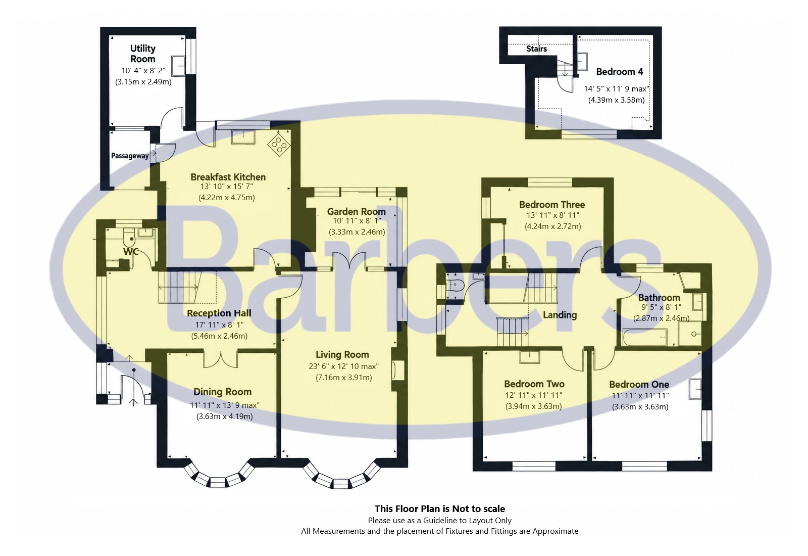 Acergay, 72, Smithfield Road, Market Drayton floorplan