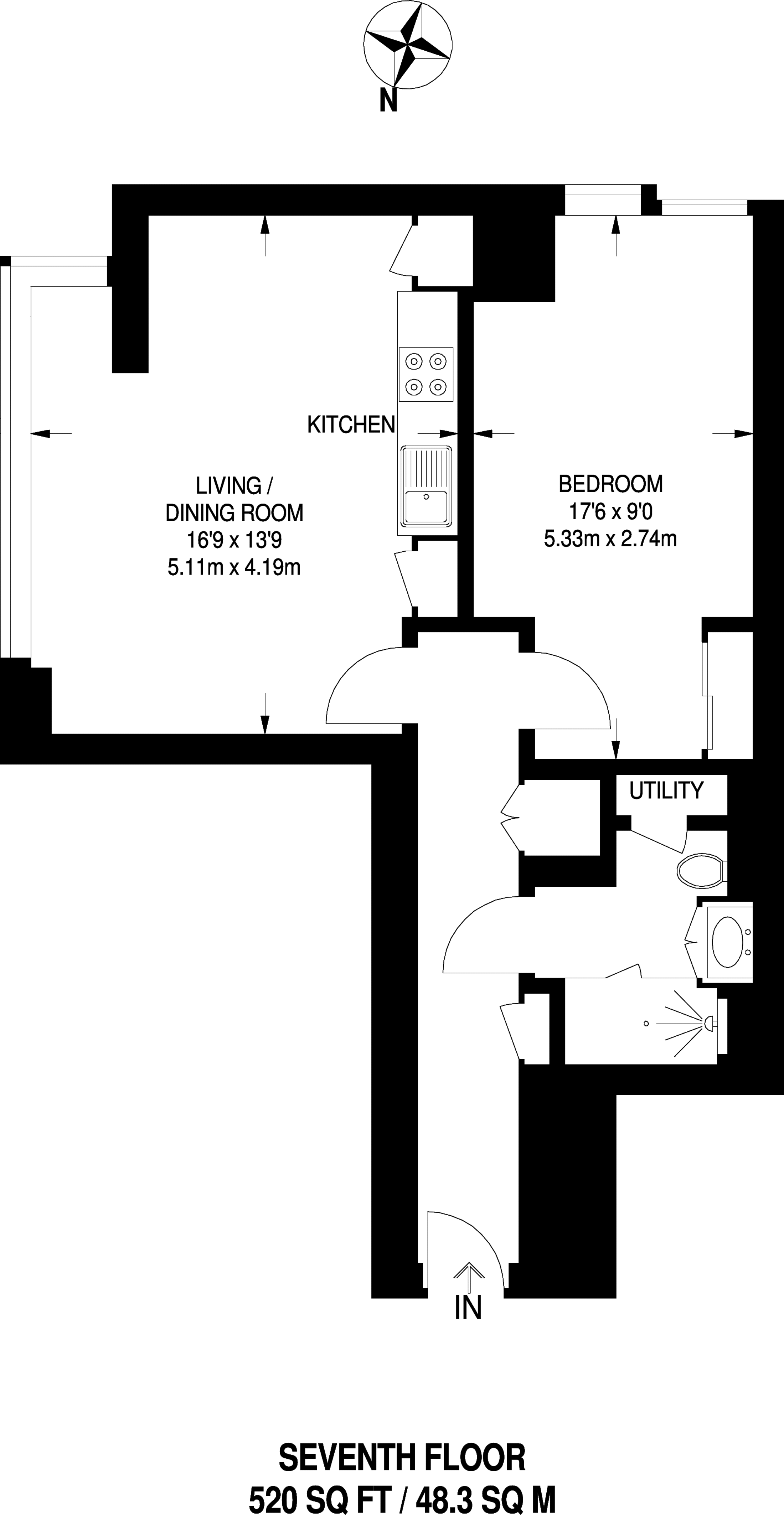 1 Bedrooms Flat to rent in Fann Street, Barbican EC2Y