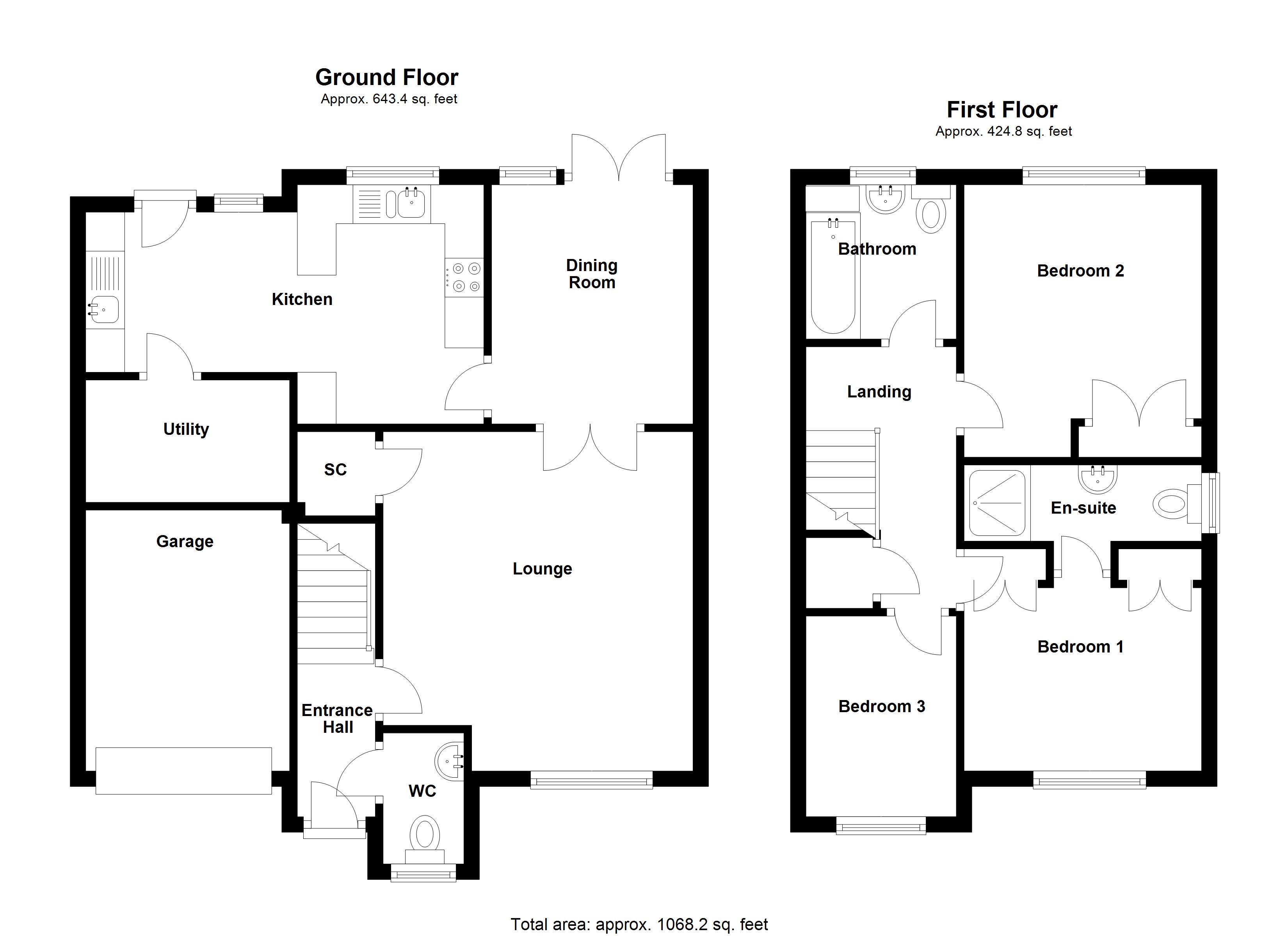 Serpentine Close, Stevenage SG1, 3 bedroom linkdetached house for sale