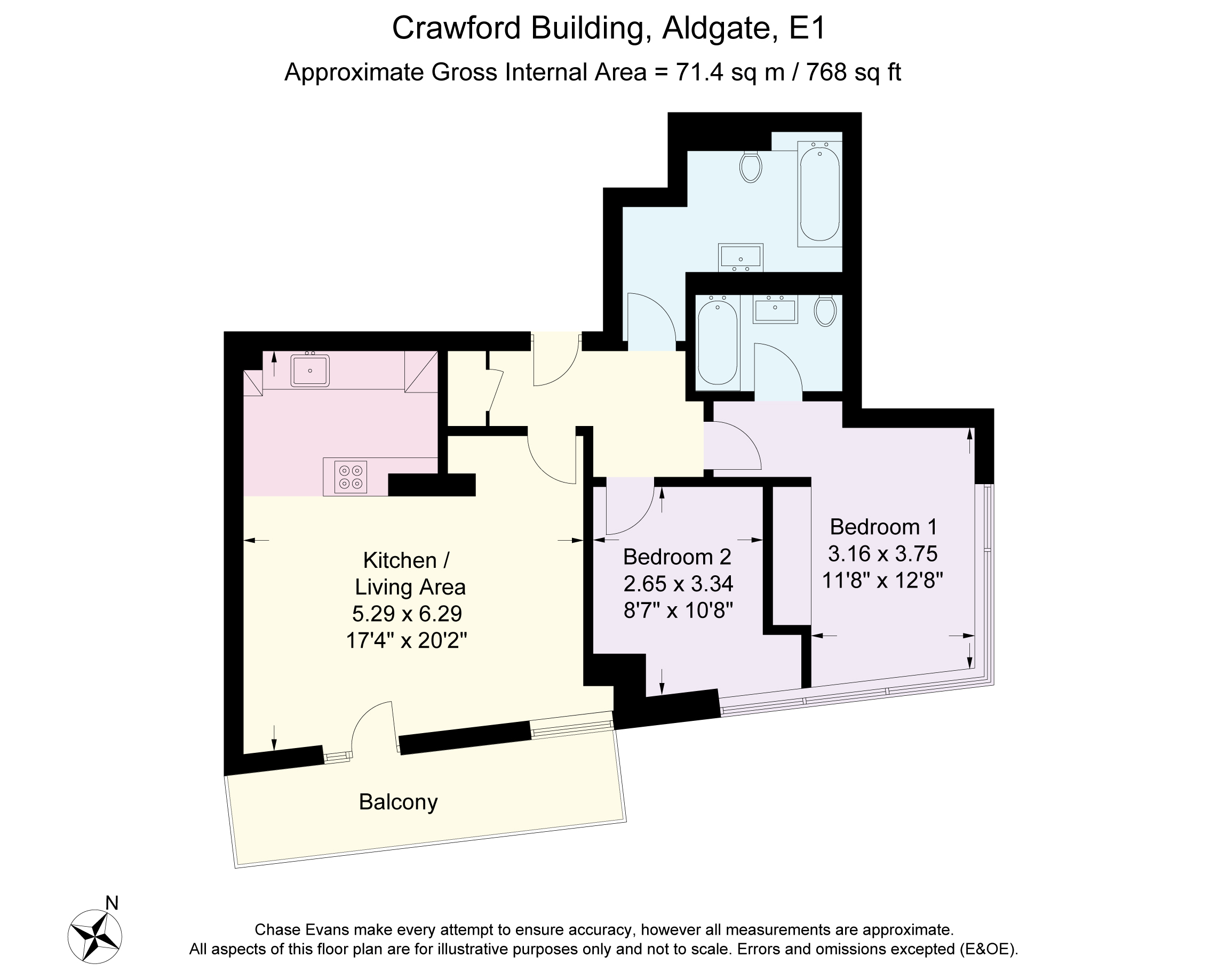 2 Bedrooms Flat to rent in Crawford Building, Whitechapel High Street, Aldgate E1