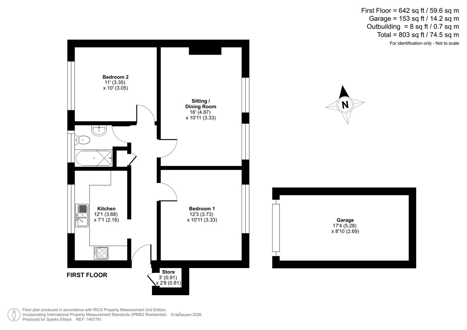 1, Ashdown Road, Chandler's Ford floorplan