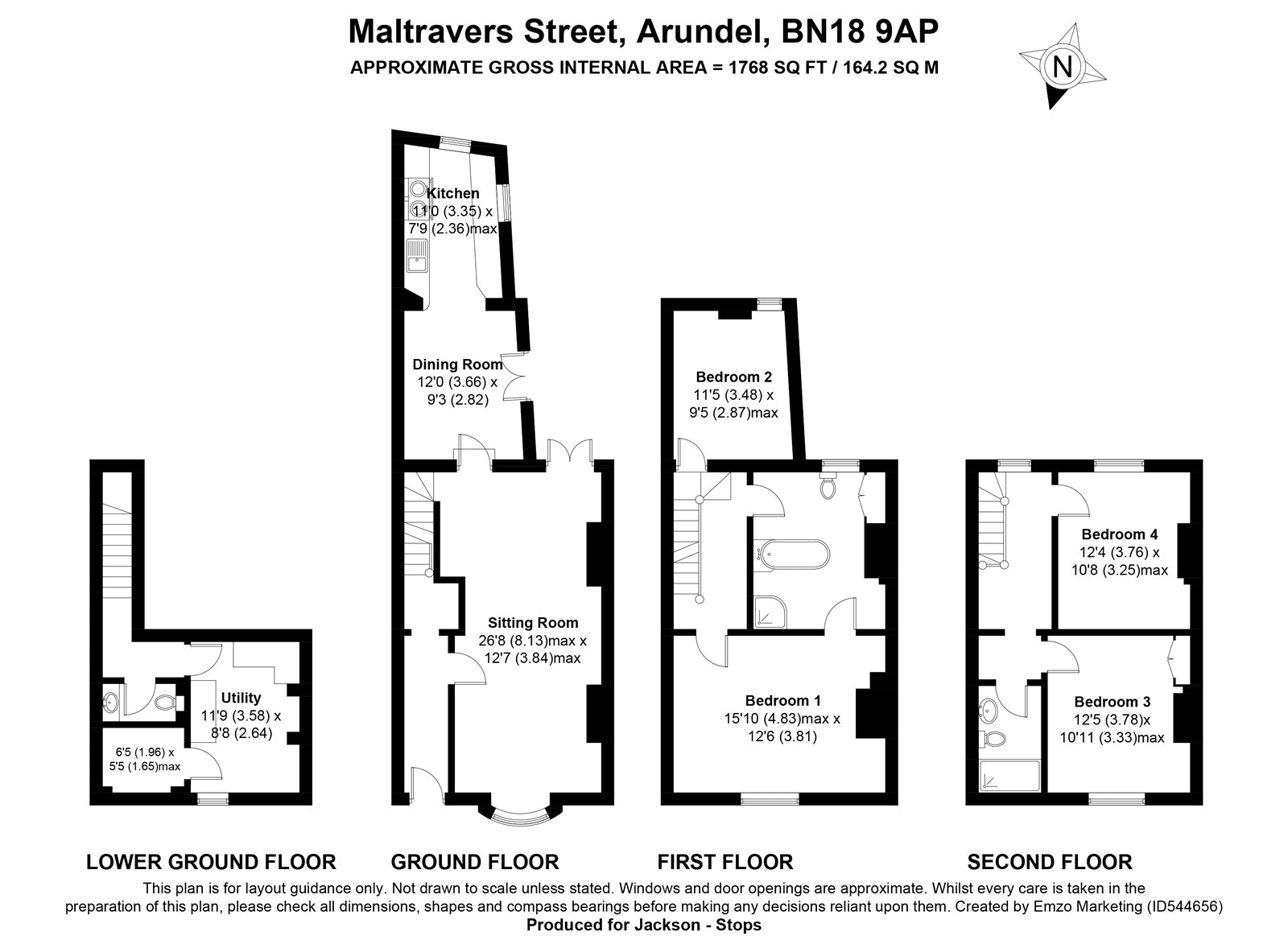 4 Bedrooms Detached house for sale in Maltravers Street, Arundel, West Sussex BN18