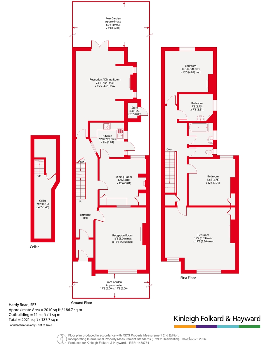 46, Hardy Road, London floorplan