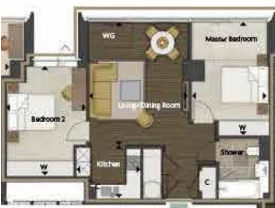 Apartment, 269, Carrara Tower, 1 Bollinder Place, London floorplan