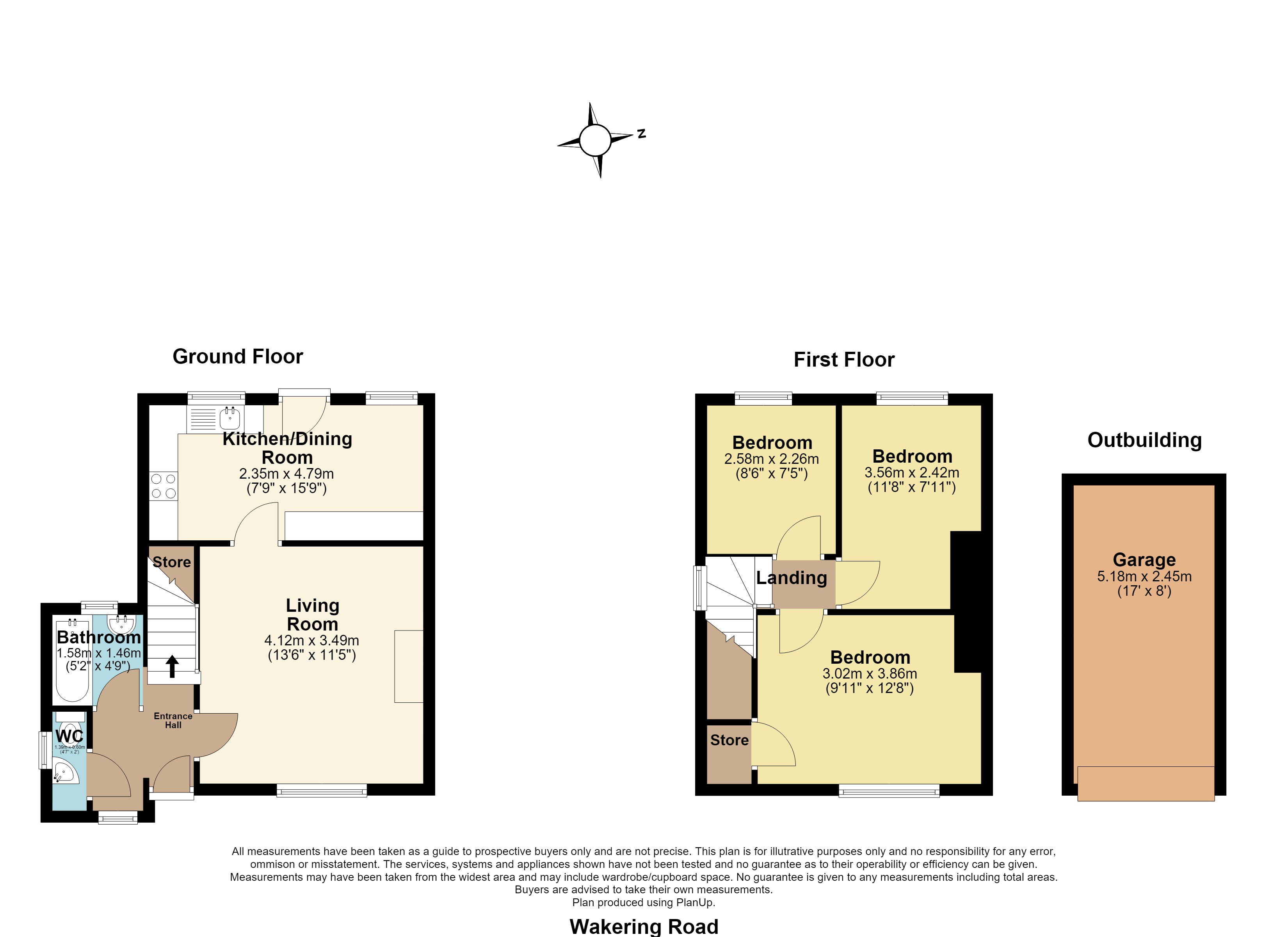 91, Little Wakering Road, Little Wakering floorplan