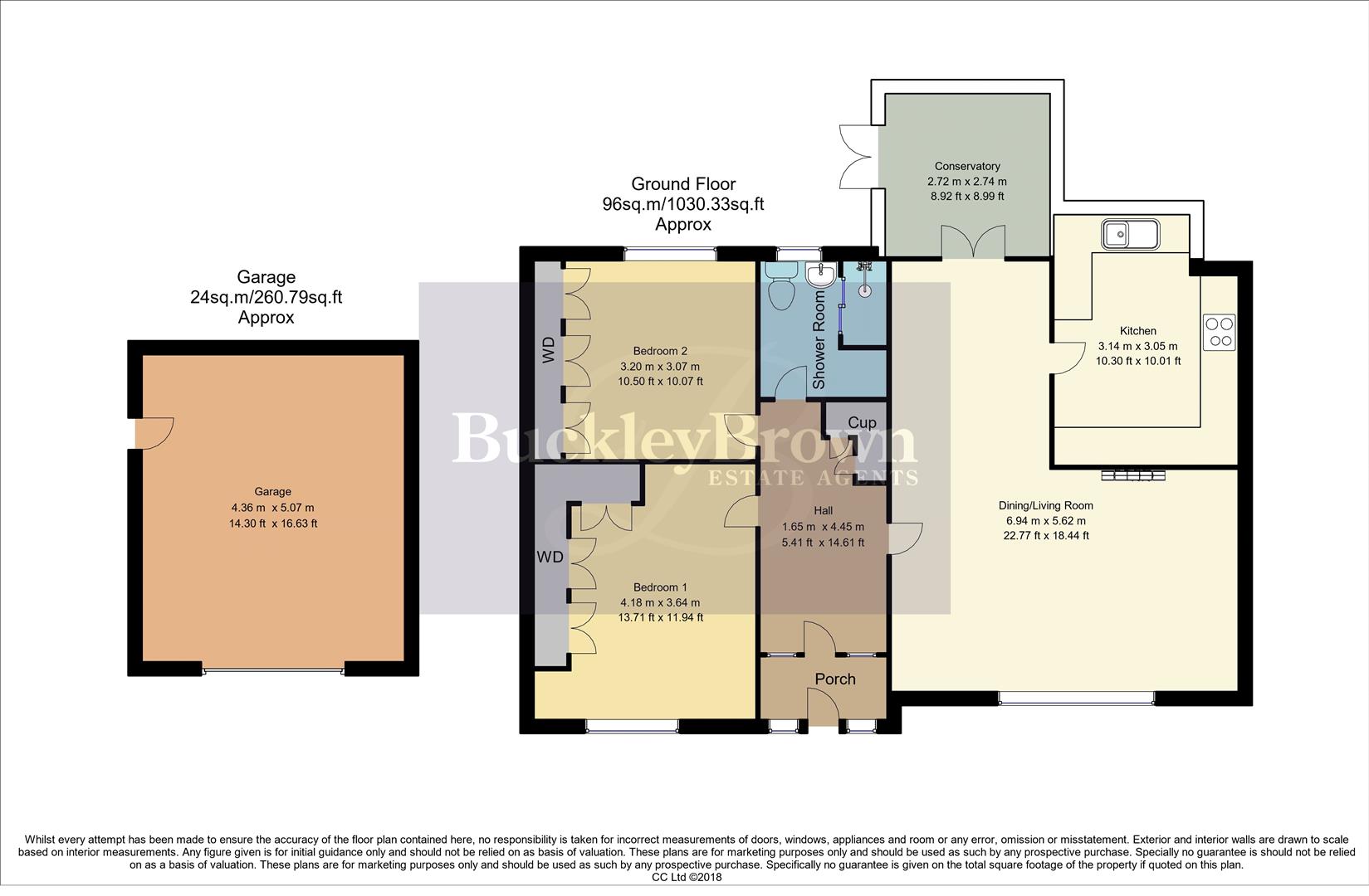 4, Barbers Wood Close, Nottingham floorplan