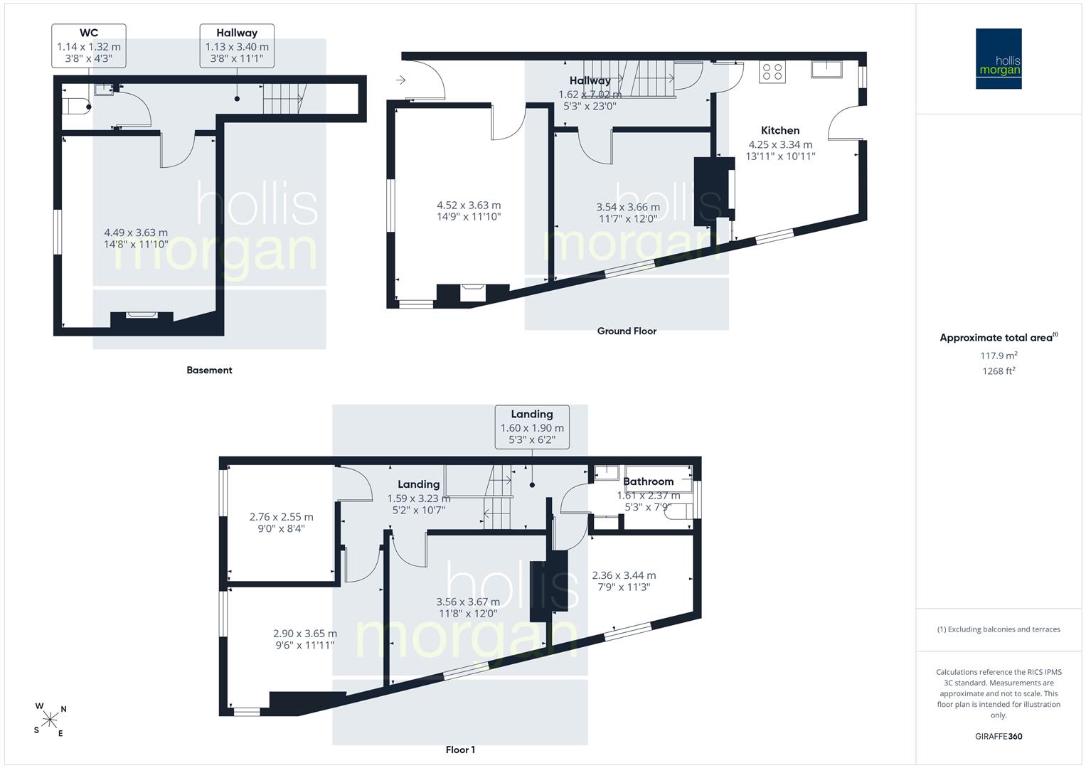 13, St. Pauls Road, Cheltenham floorplan