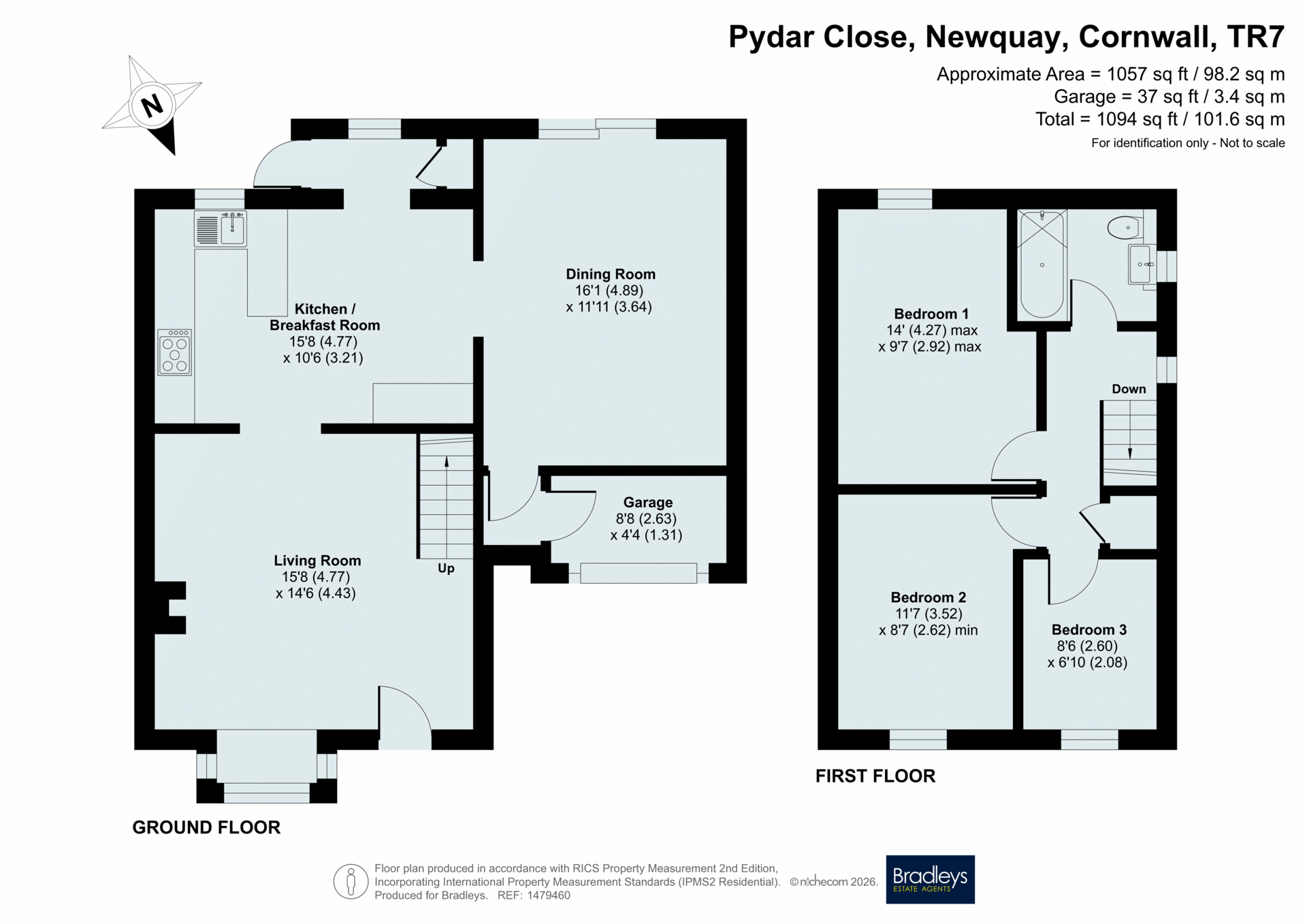 50 Pydar Close, Newquay Cornwall, Cornwall floorplan