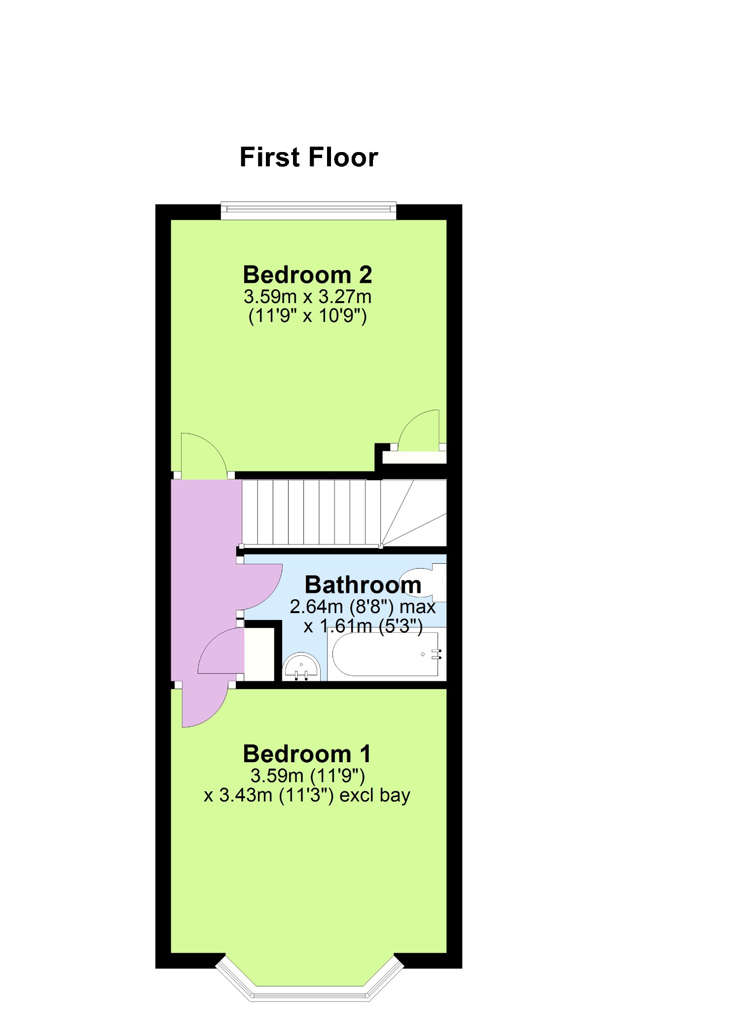 12 Garwoods, Seaward Road, Swanage floorplan