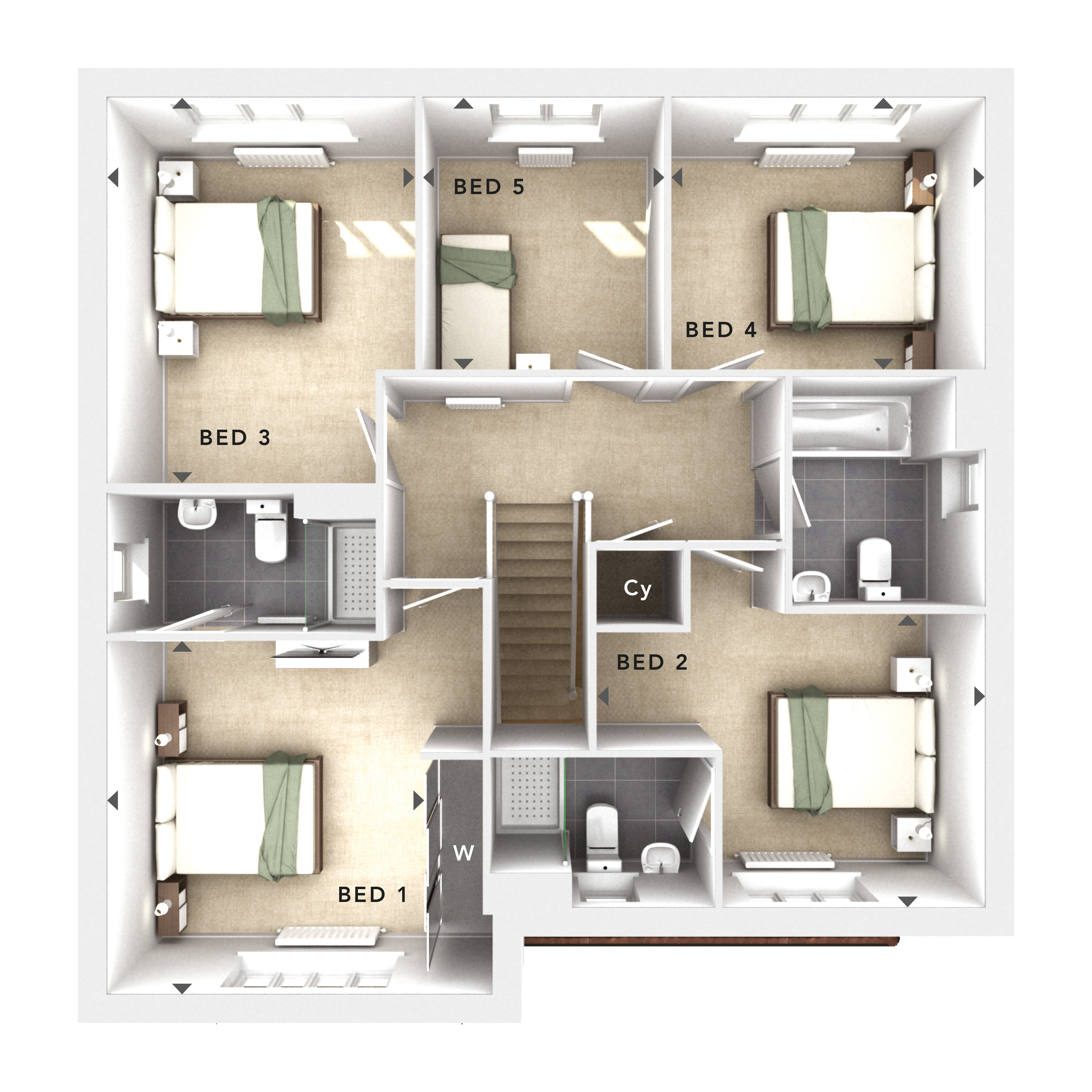 89, Park Road, Westoning floorplan