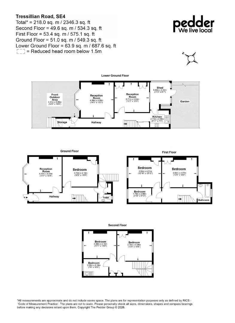 19, Tressillian Road, London floorplan