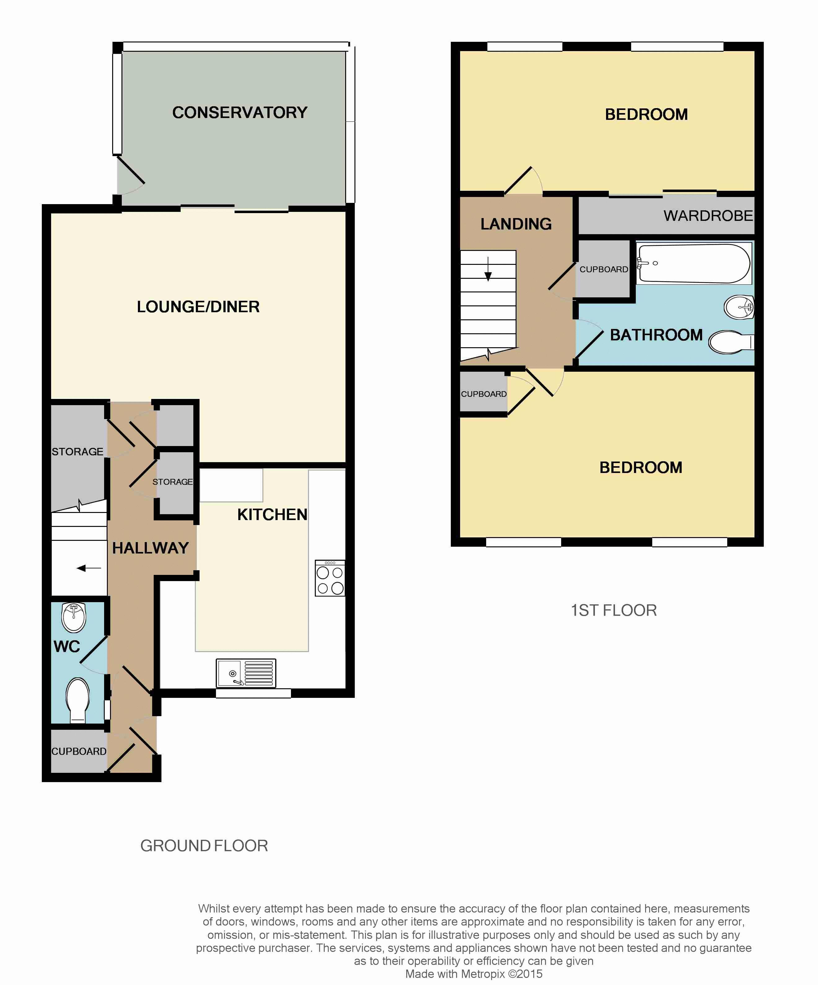 2 Bedrooms Terraced house to rent in South Road, South Ockendon RM15