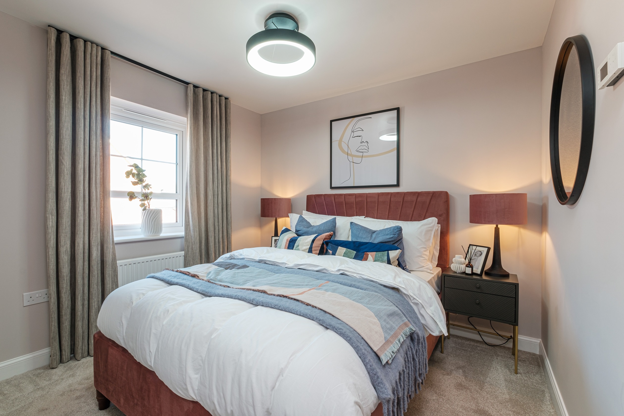 Property 3 of 7. Interior View Of The Main Bedroom In Our 3 Bed Ellerton Home