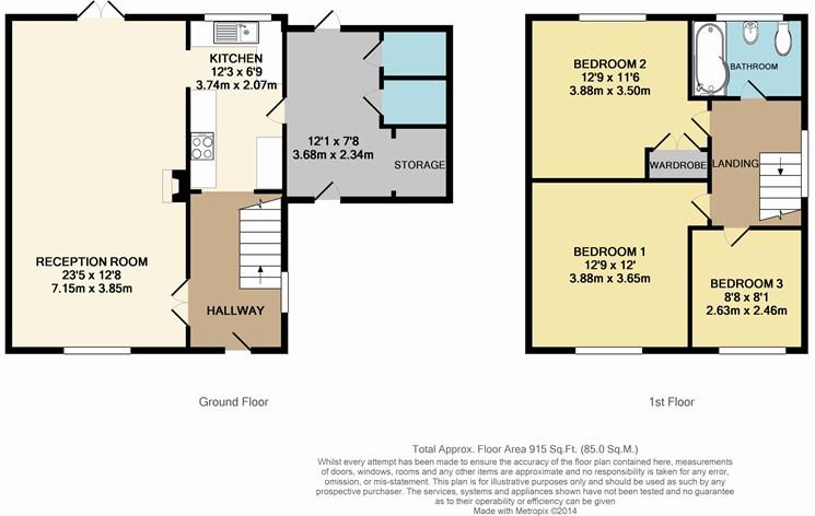 3 Bedrooms Semi-detached house for sale in Arnhem Drive, New Addington, Croydon CR0
