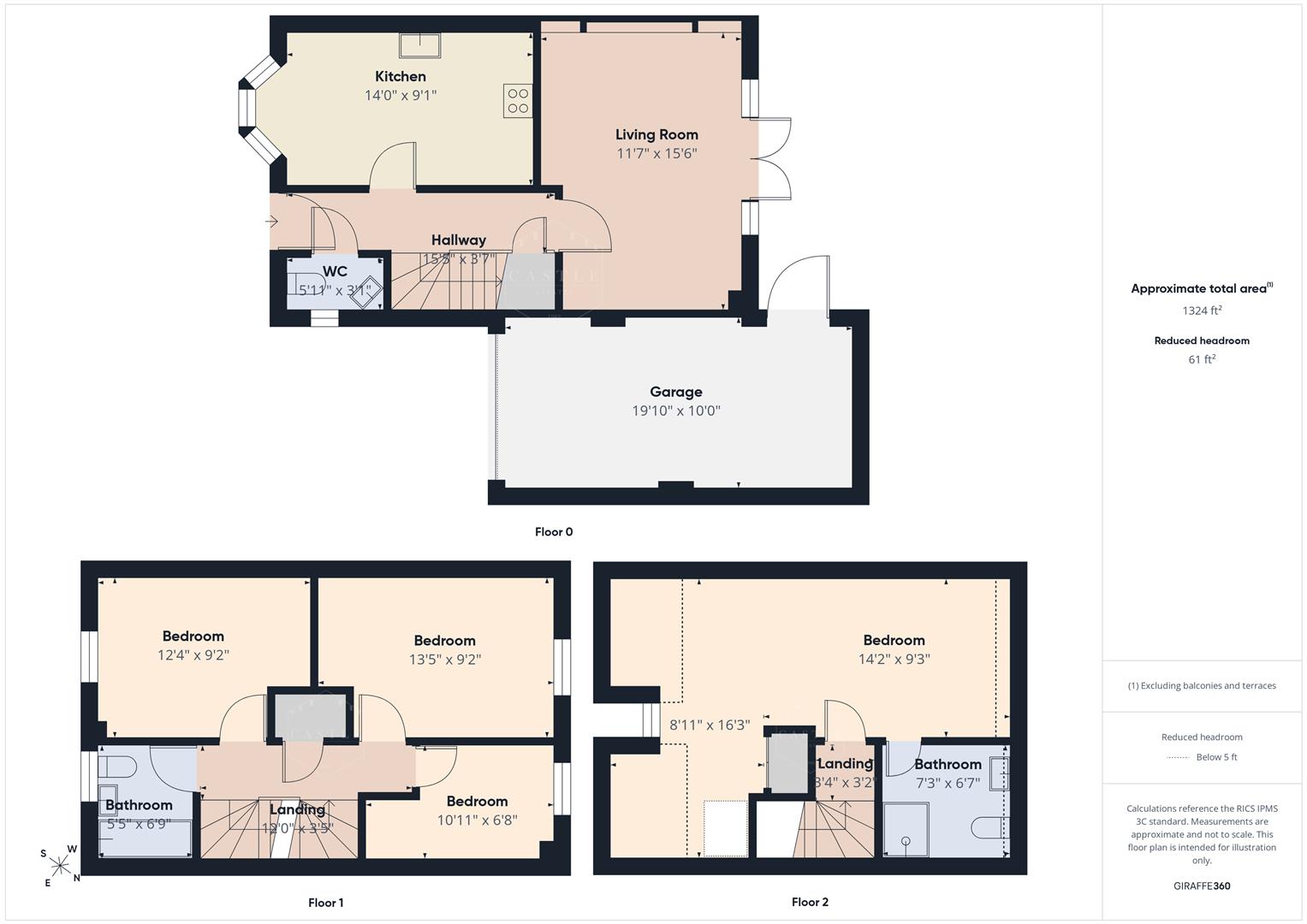 95, Slate Drive, Burbage floorplan