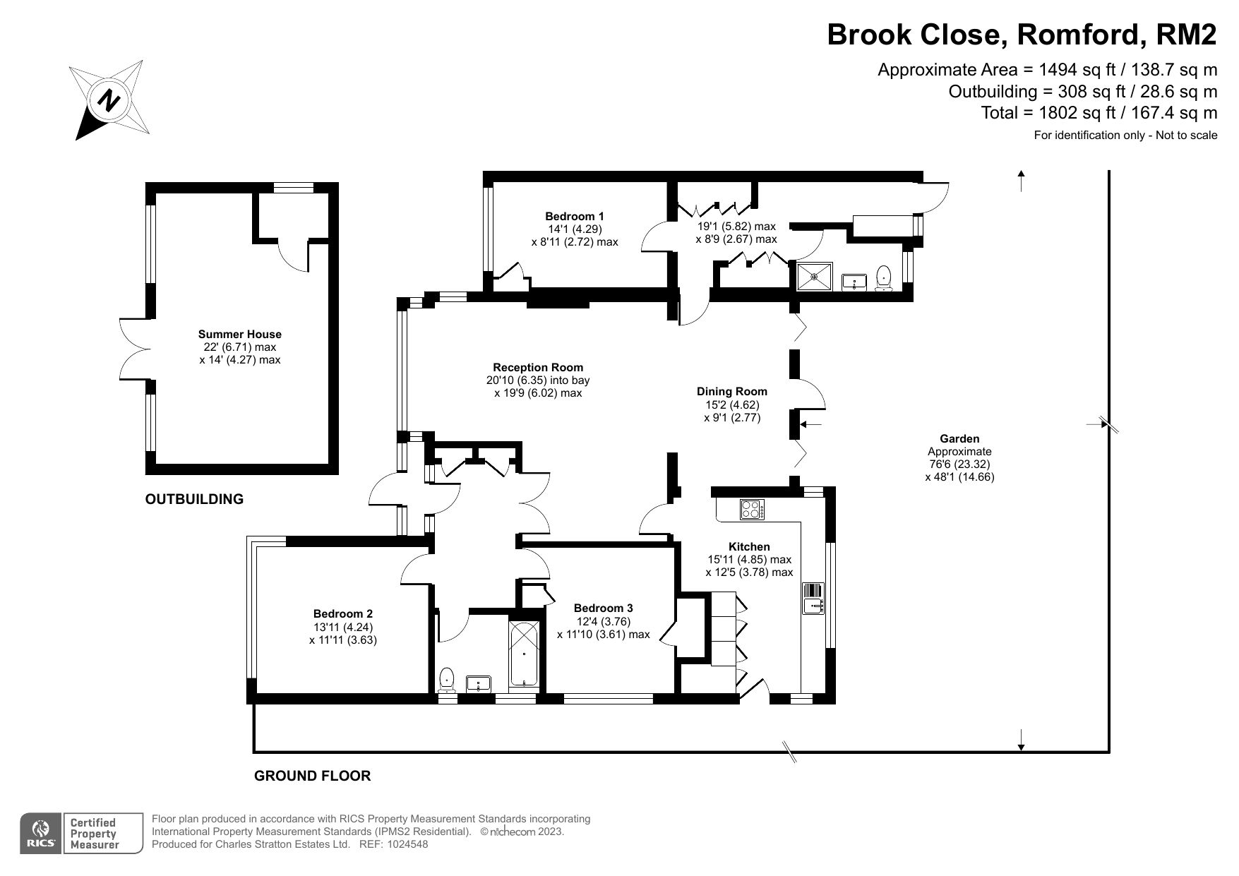 4 Brook Close, Romford floorplan