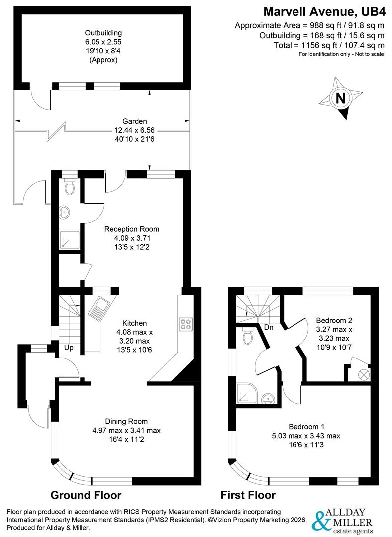 17, Marvell Avenue, Hayes floorplan