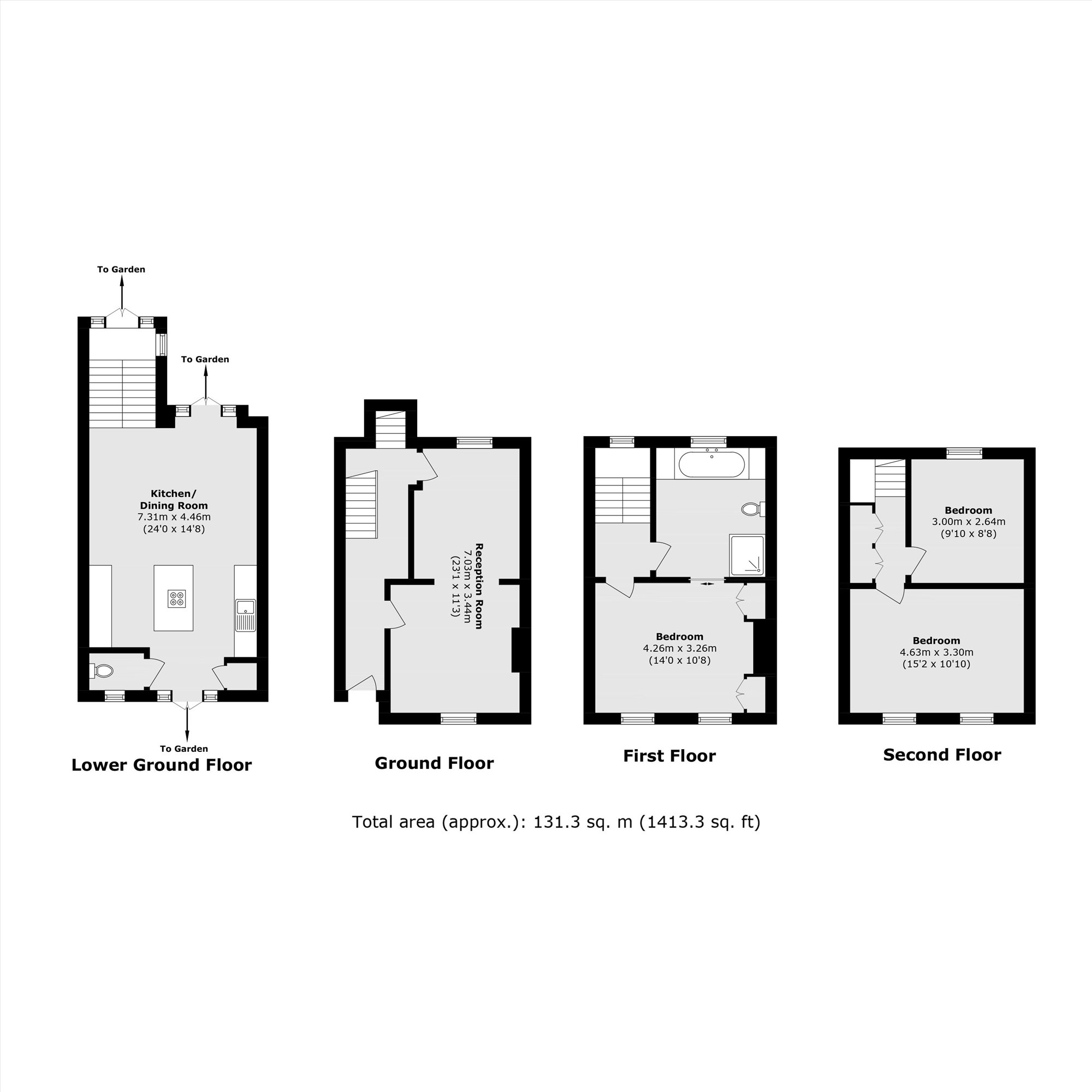 38, Westport Street, London floorplan