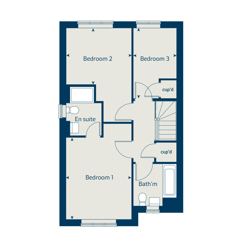 539, Watermill Way, Northampton floorplan