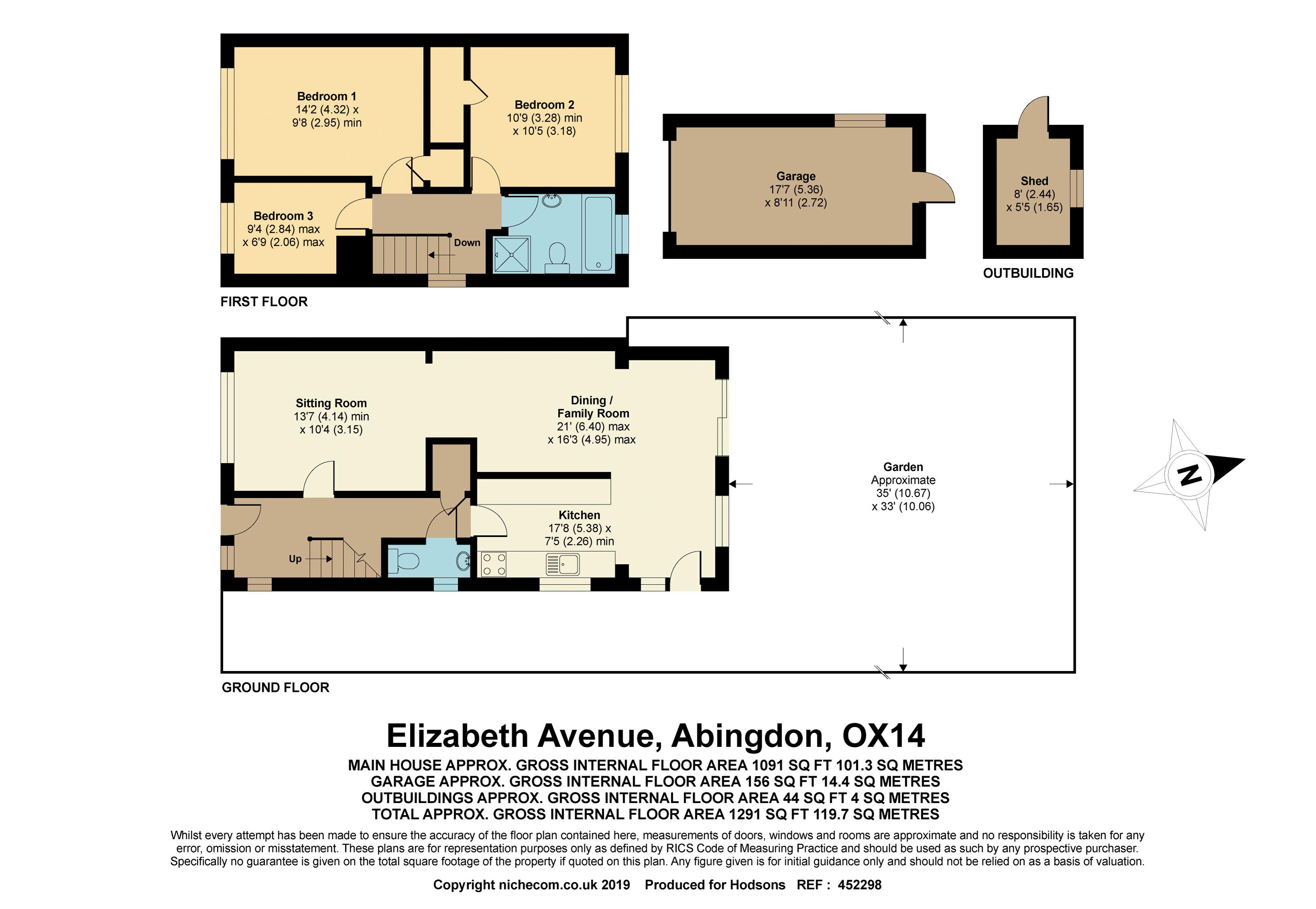 3 Bedrooms Semi-detached house for sale in Elizabeth Avenue, Abingdon OX14