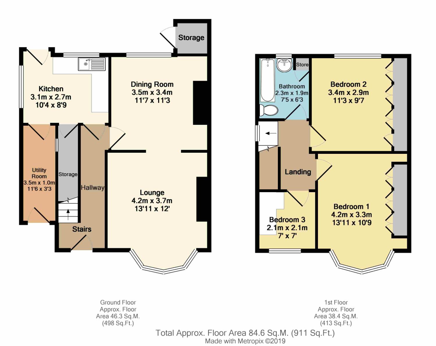 3 Bedrooms Semi-detached house for sale in Corker Road, Sheffield, South Yorkshire S12