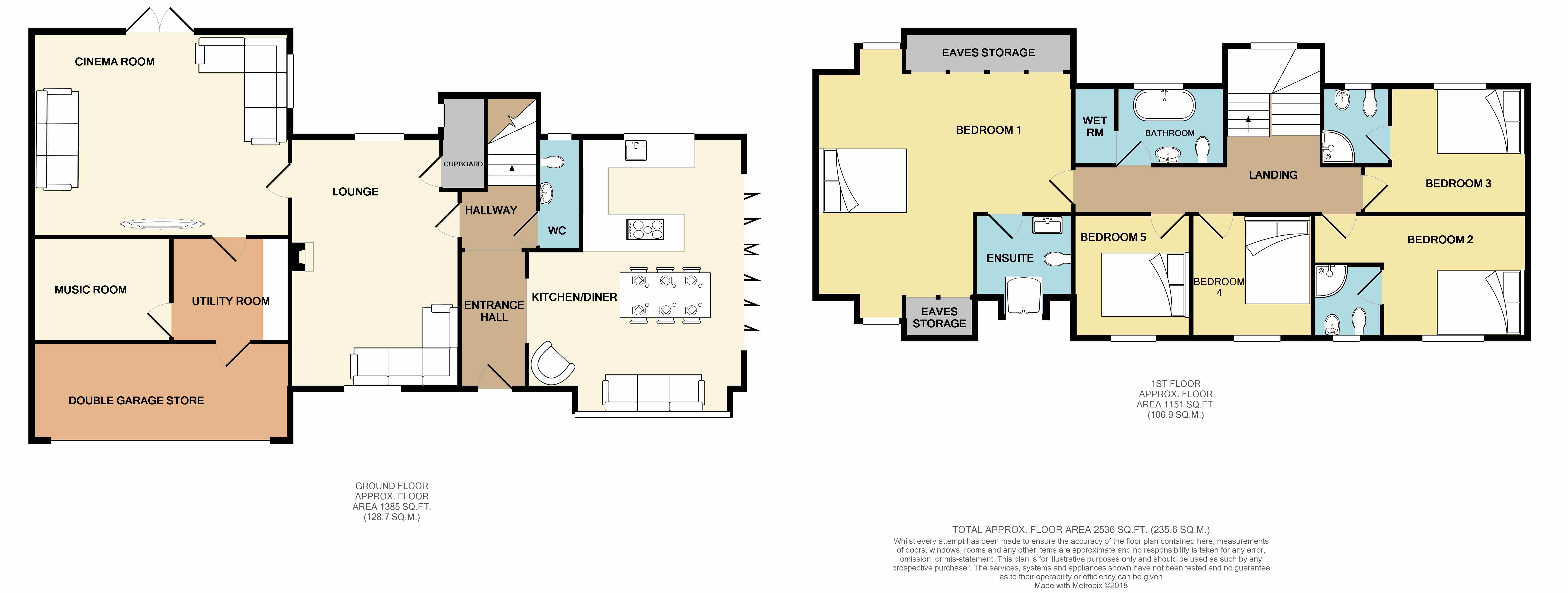 5 Bedrooms Detached house for sale in Grove Field, Braintree CM7