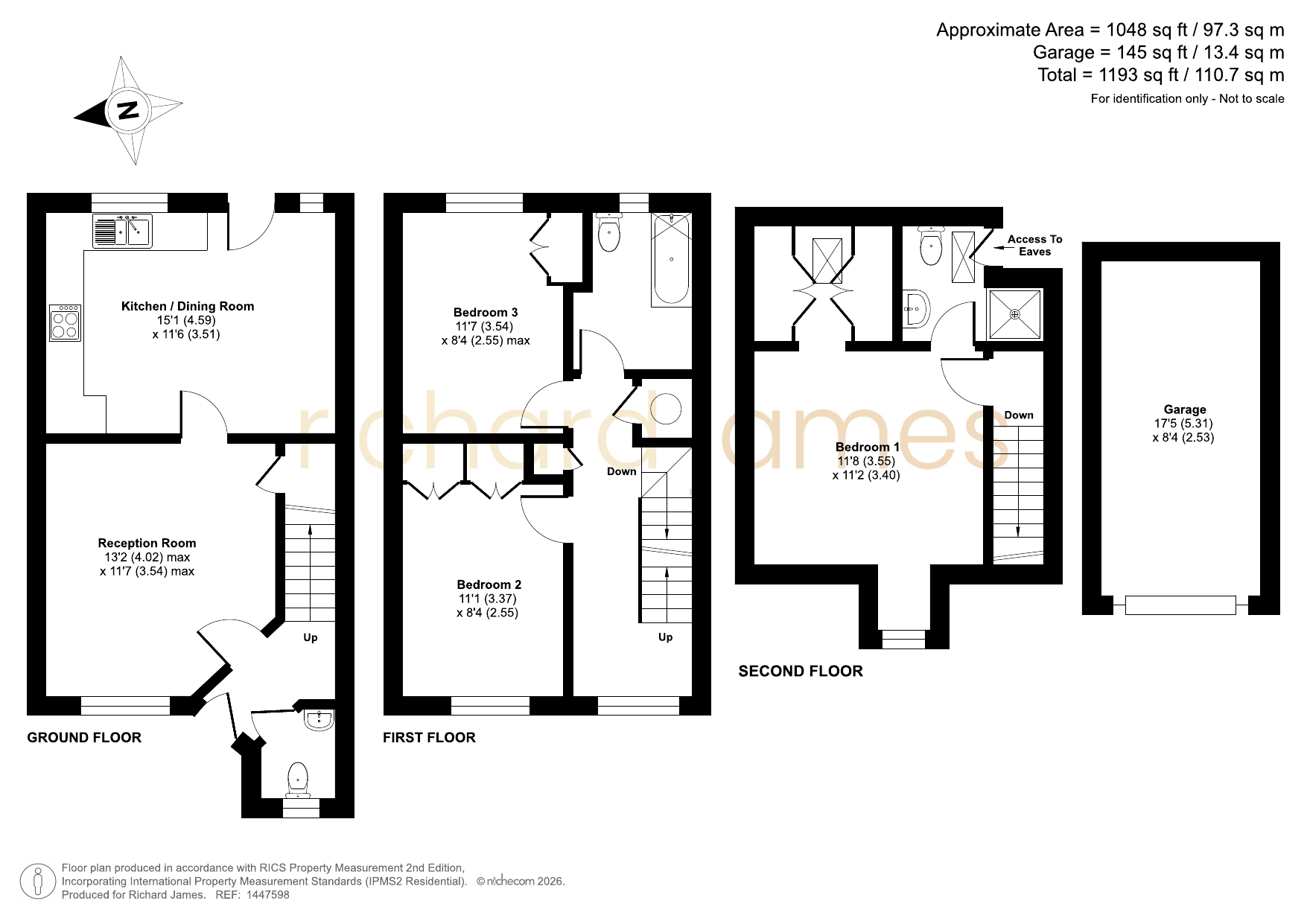 7, John Alder Close, Swindon floorplan