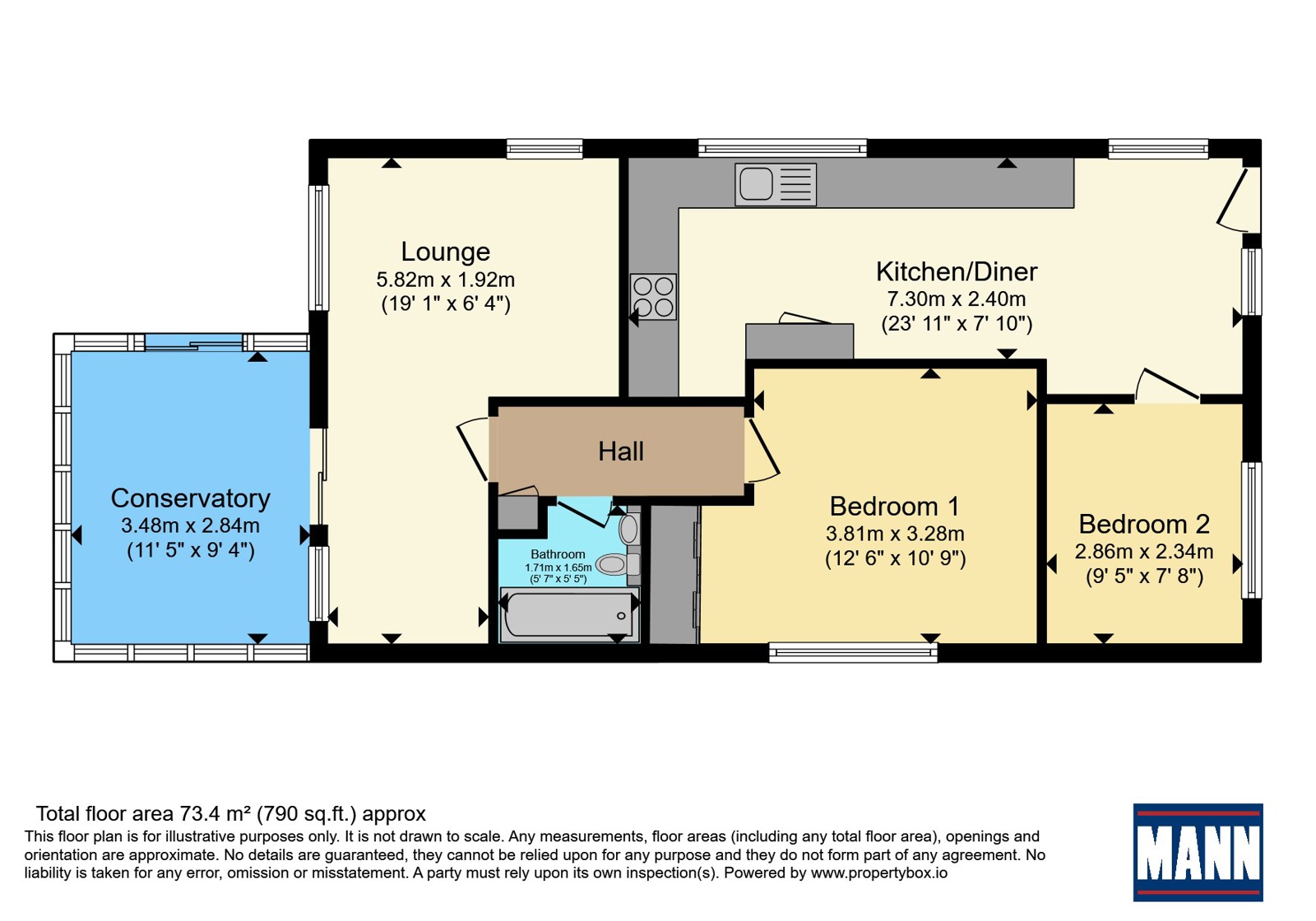 11, The Copse, Woodlands floorplan