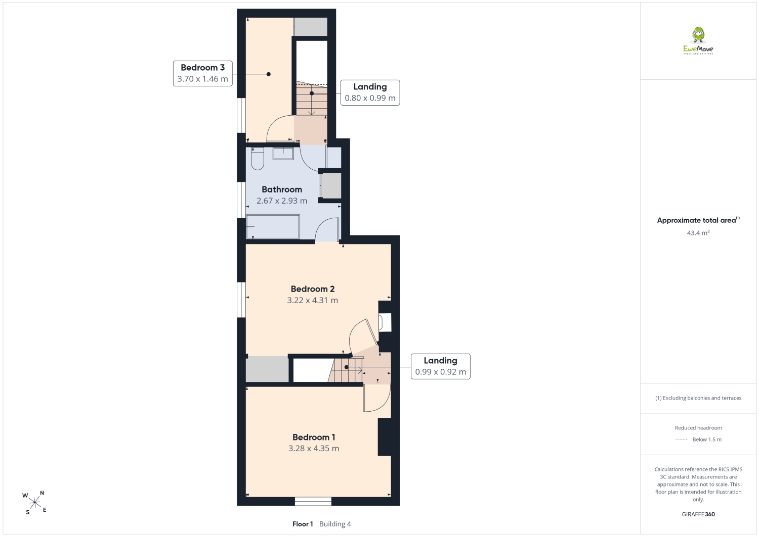 8, The Square, Chester floorplan