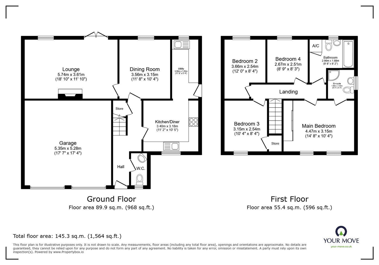 7, Beaufort Close, Hinckley floorplan