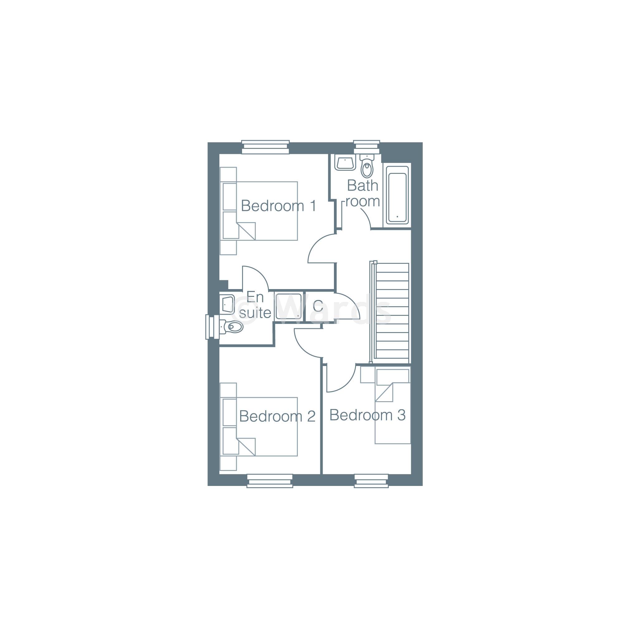Wellington Gardens, Cross Road, Deal floorplan
