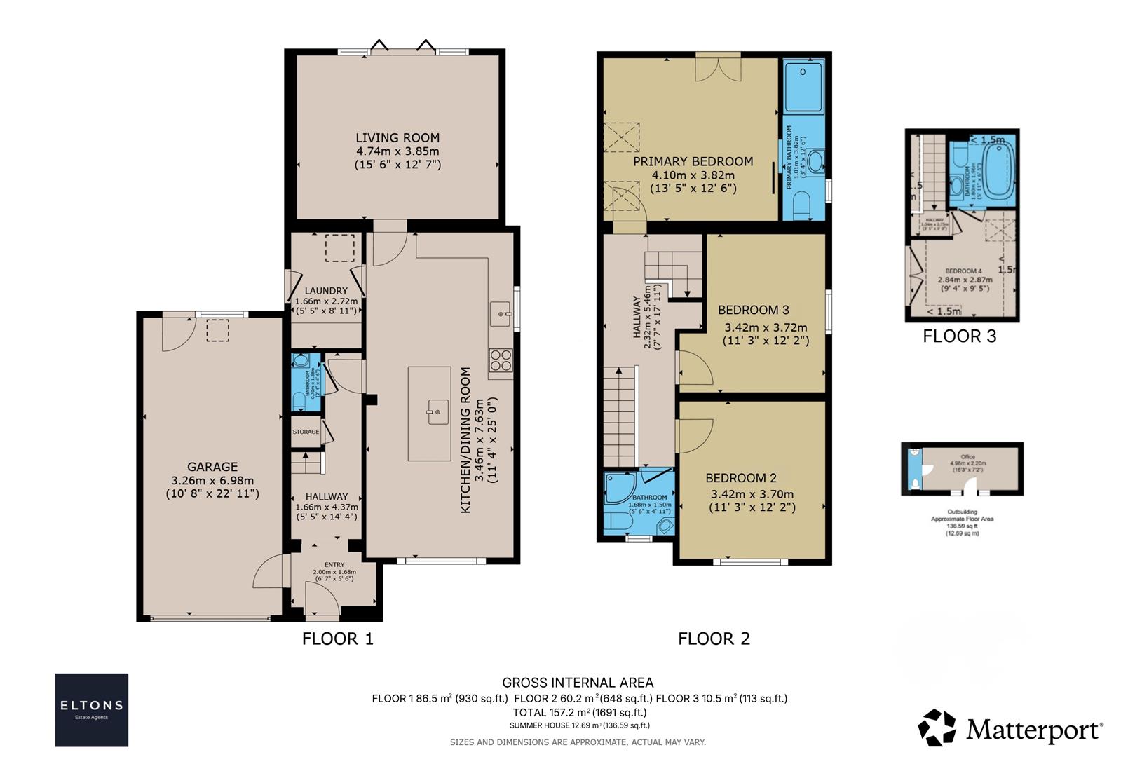 Copse Cottage, Winterpit Lane, Mannings Heath floorplan