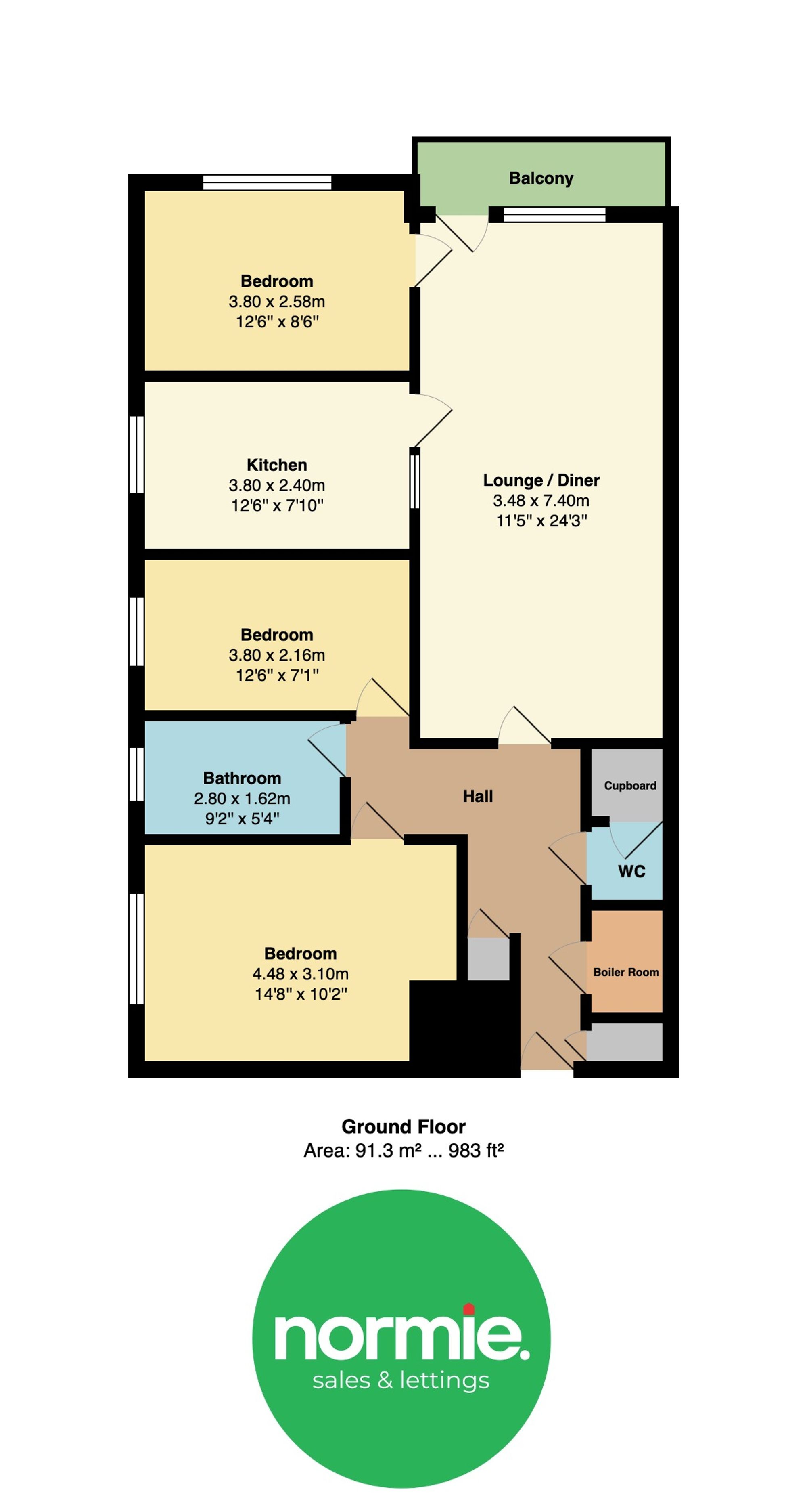 12 Pinfold Court, Manchester floorplan