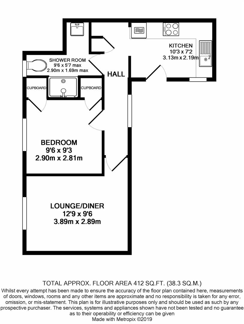 1 Bedrooms Flat to rent in Chequers Hill, Doddington, Sittingbourne ME9