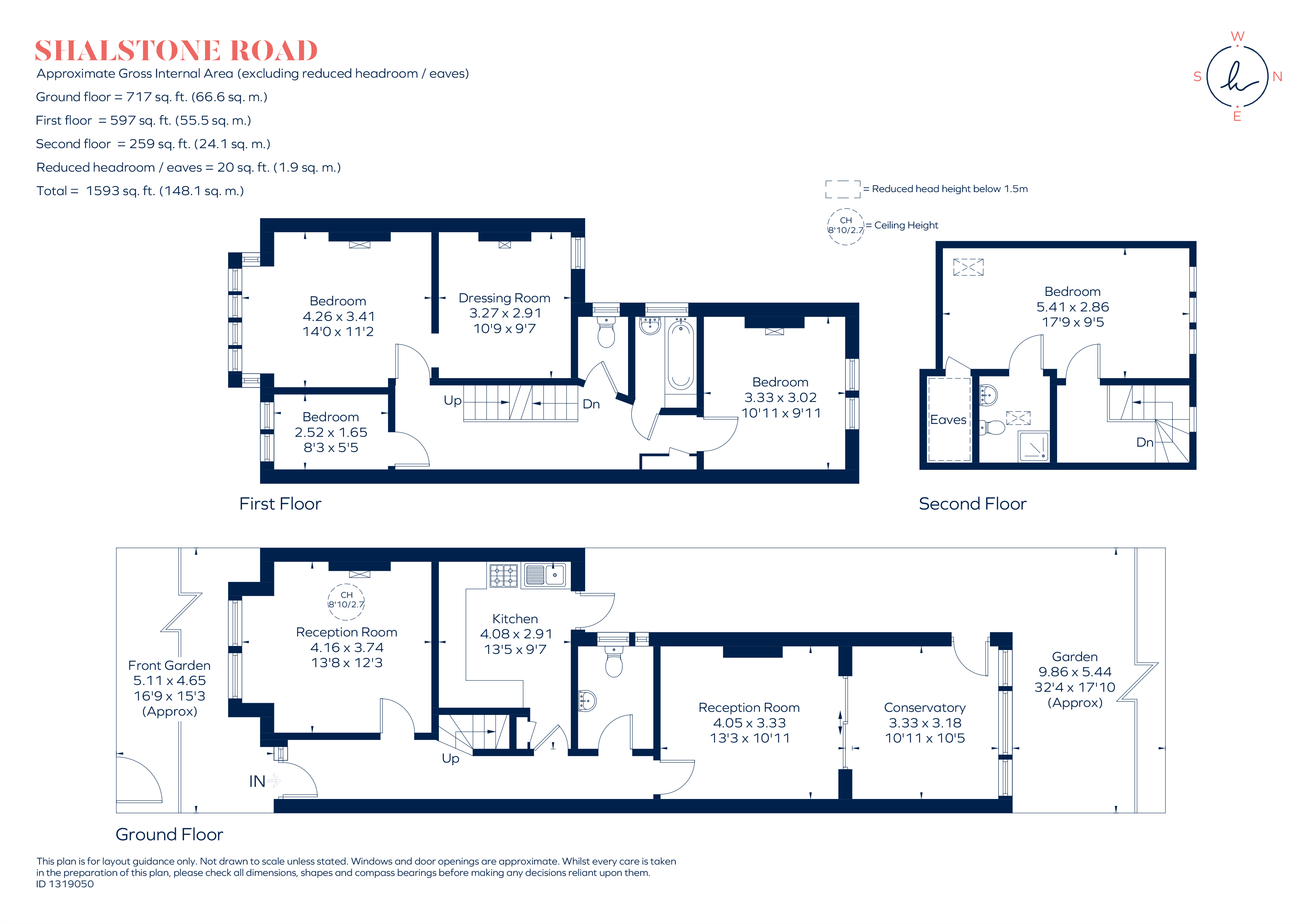 40, Shalstone Road, London floorplan