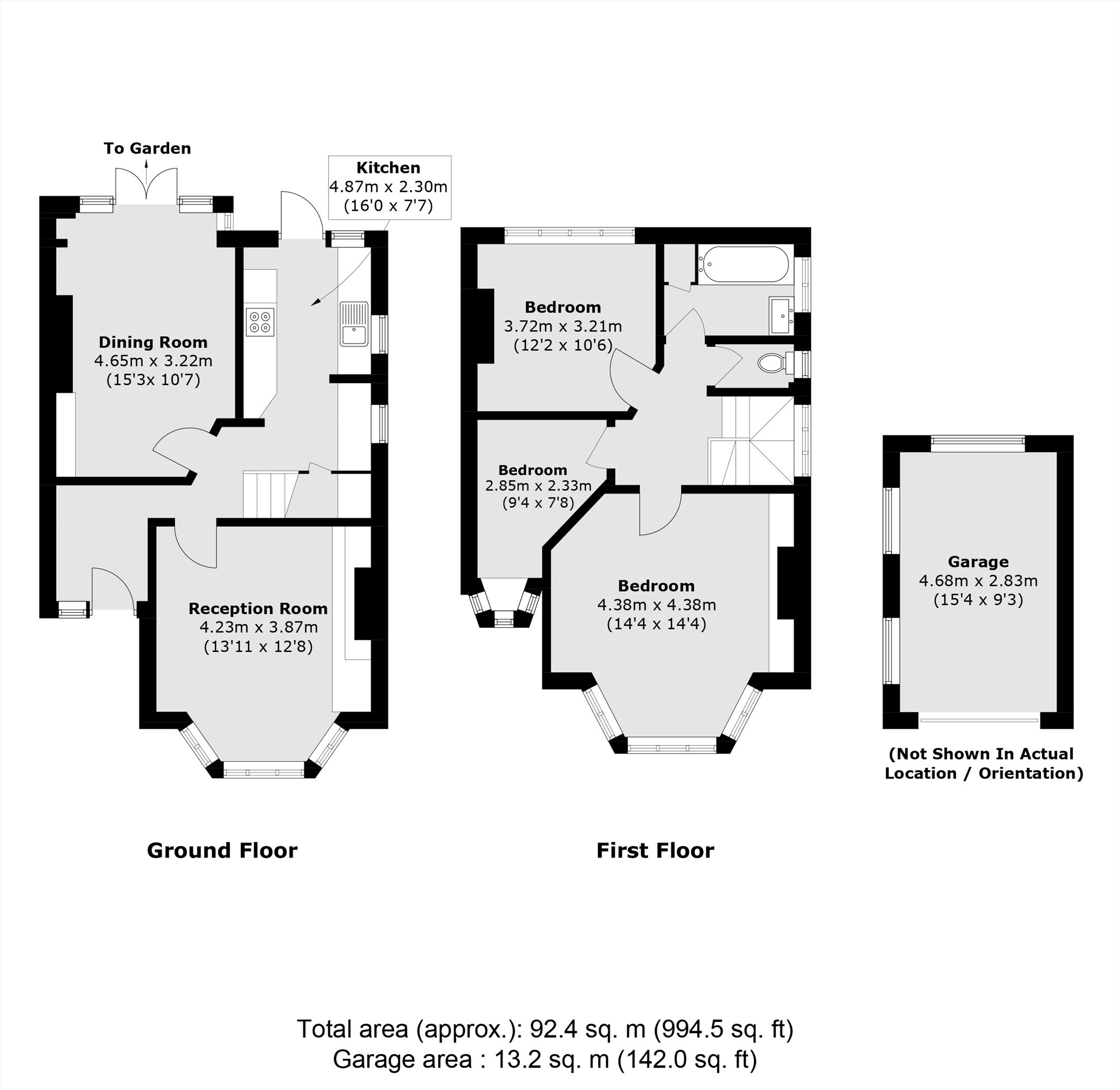 23, Kendrey Gardens, Twickenham floorplan