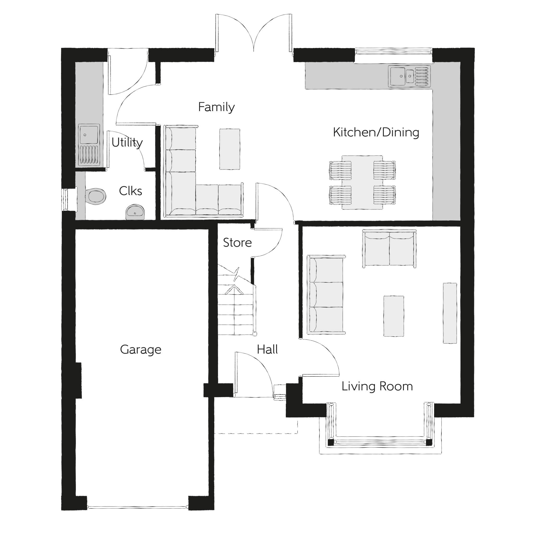 76, Burtonwood Road, Warrington floorplan